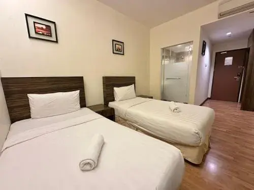 Deluxe Twin Room in Little Gaya Hotel Gaya Street KK City Center Deluxe Twin Room in Little Gaya Hotel Gaya Street KK City Center