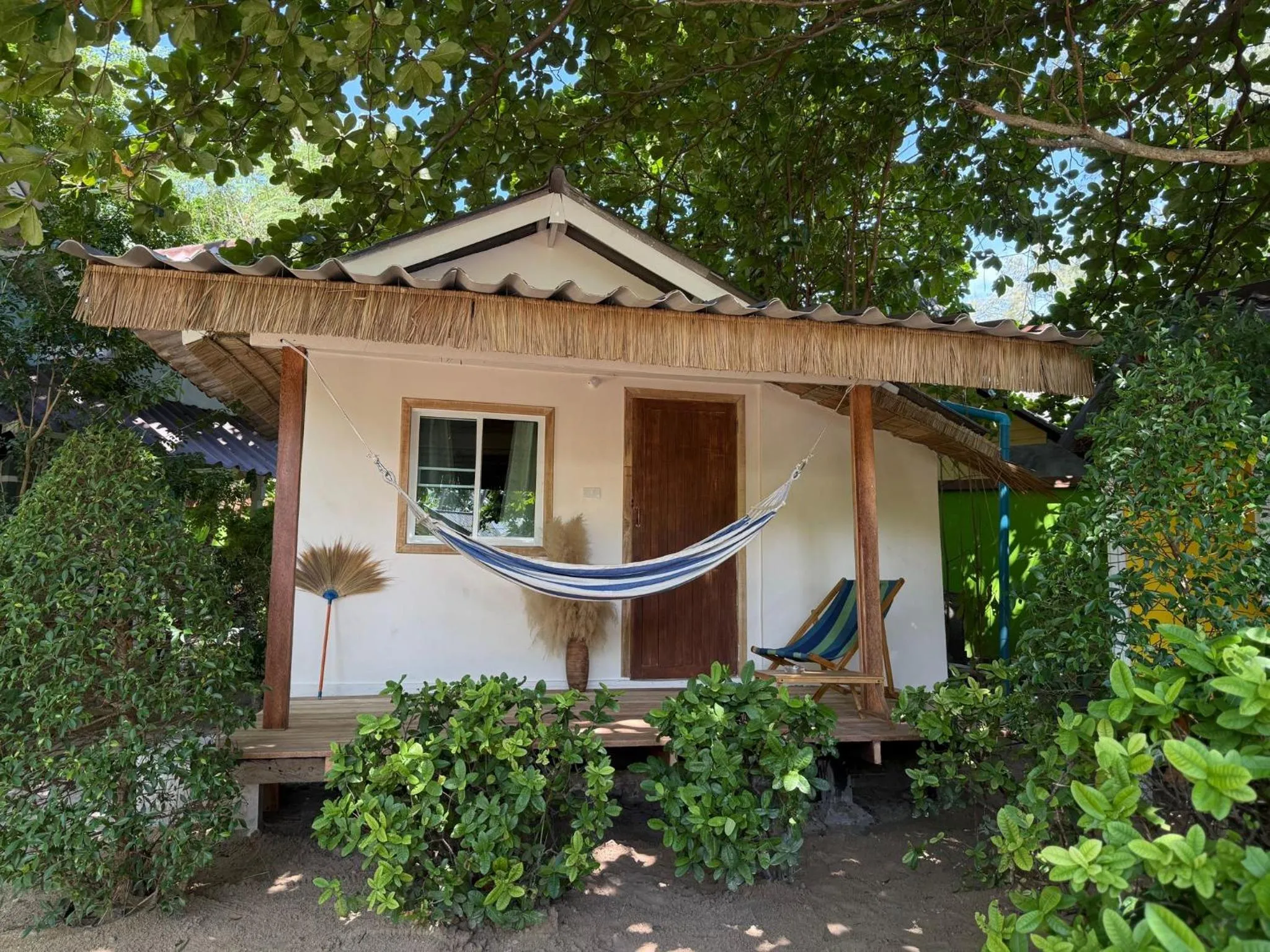 Garden in Colorful Hut
