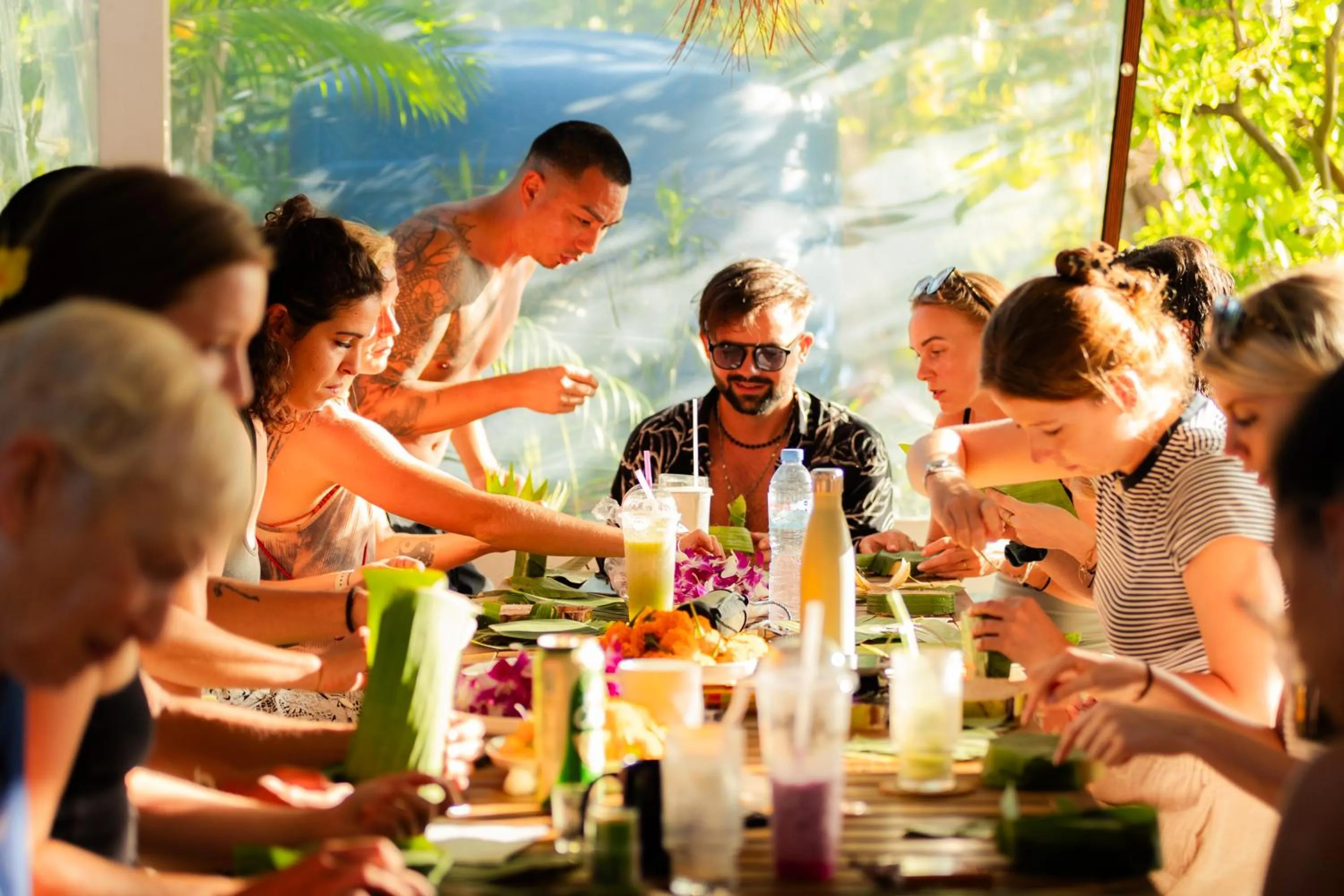 Activities in Colorful Hut