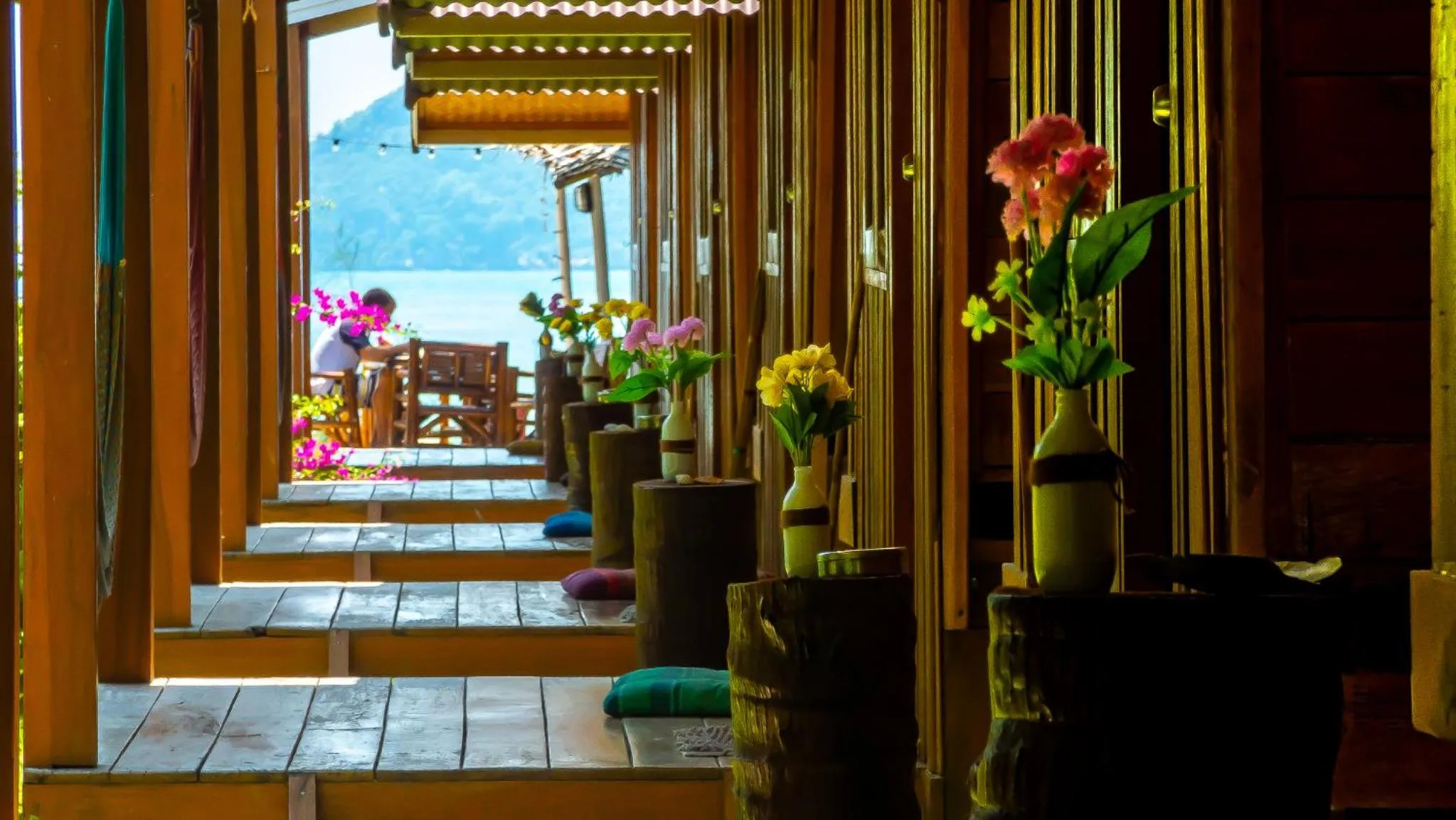 Balcony/Terrace in Colorful Hut