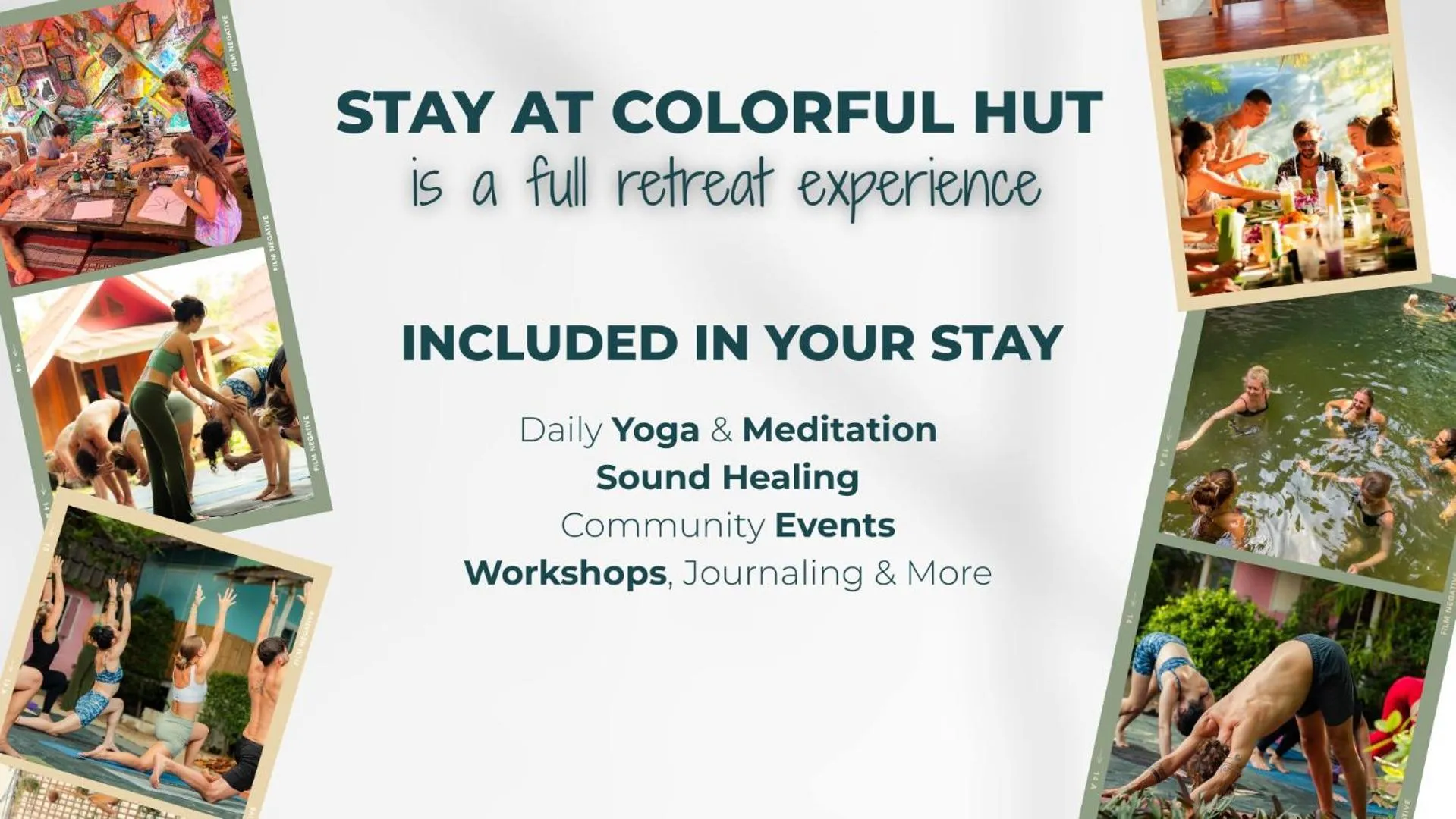 Activities in Colorful Hut