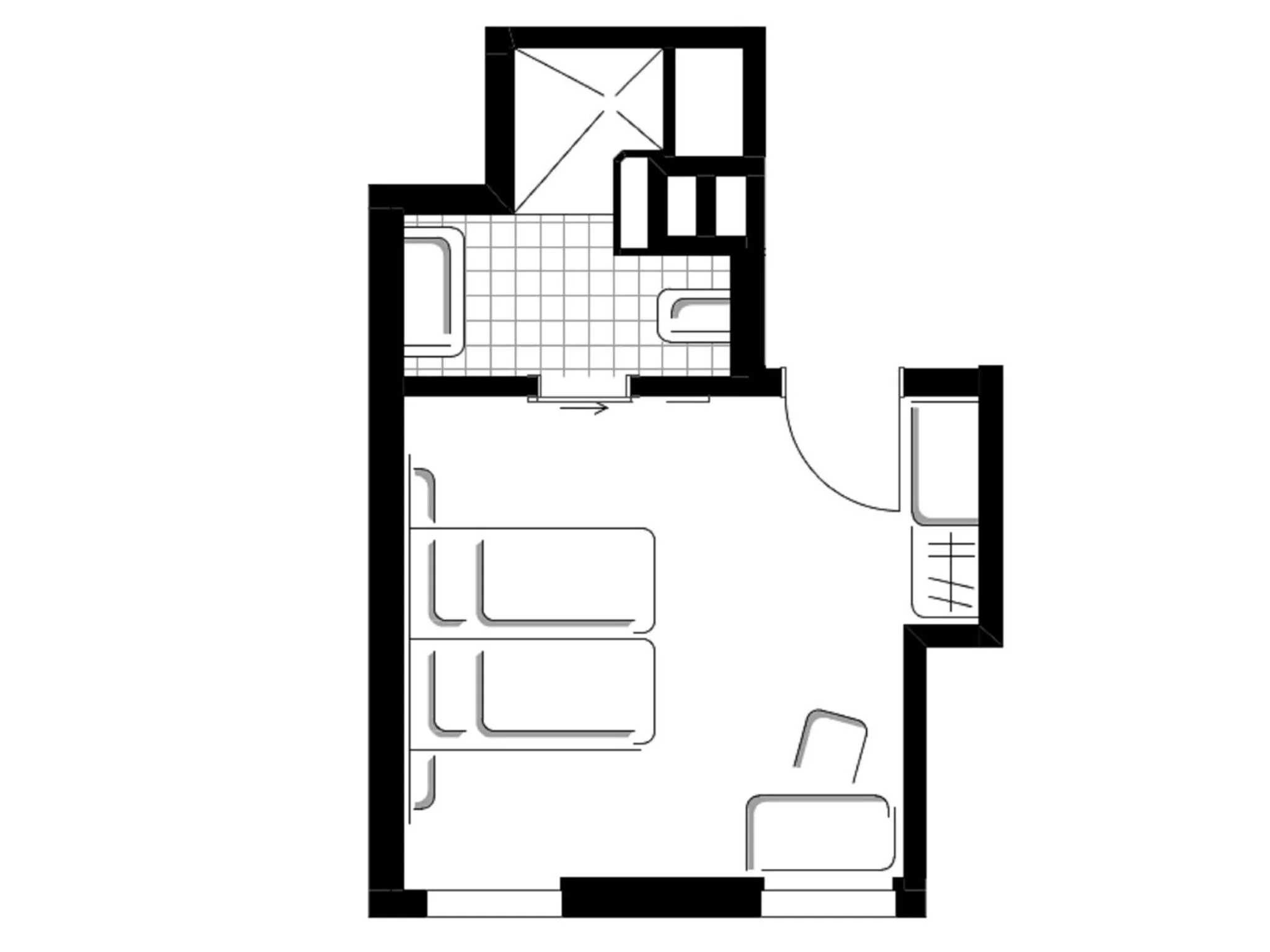 Floor plan in Zum Hirschen - hotel & gasthaus beim stöckeler