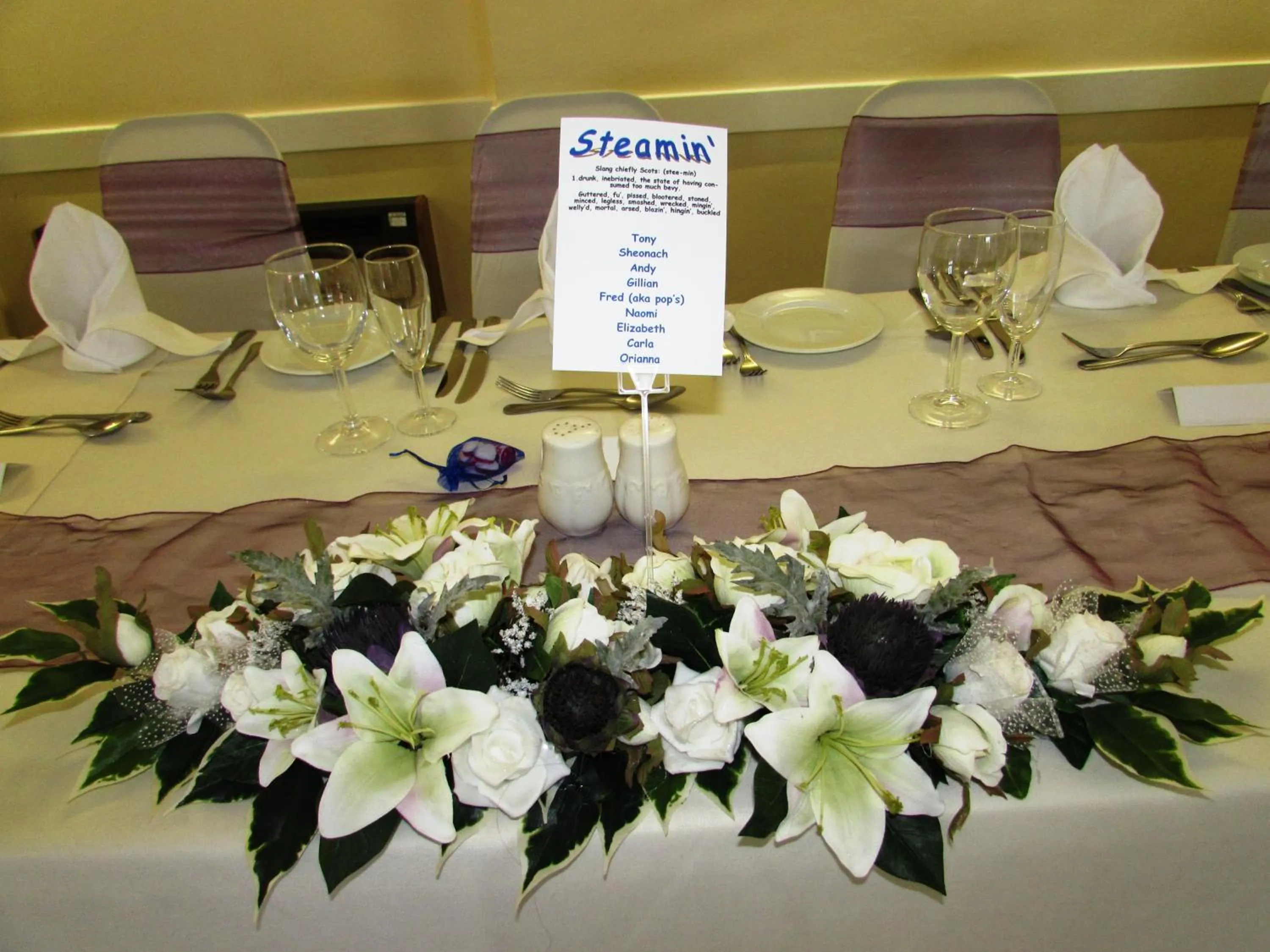 Banquet/Function facilities in The Royal Hotel Tain