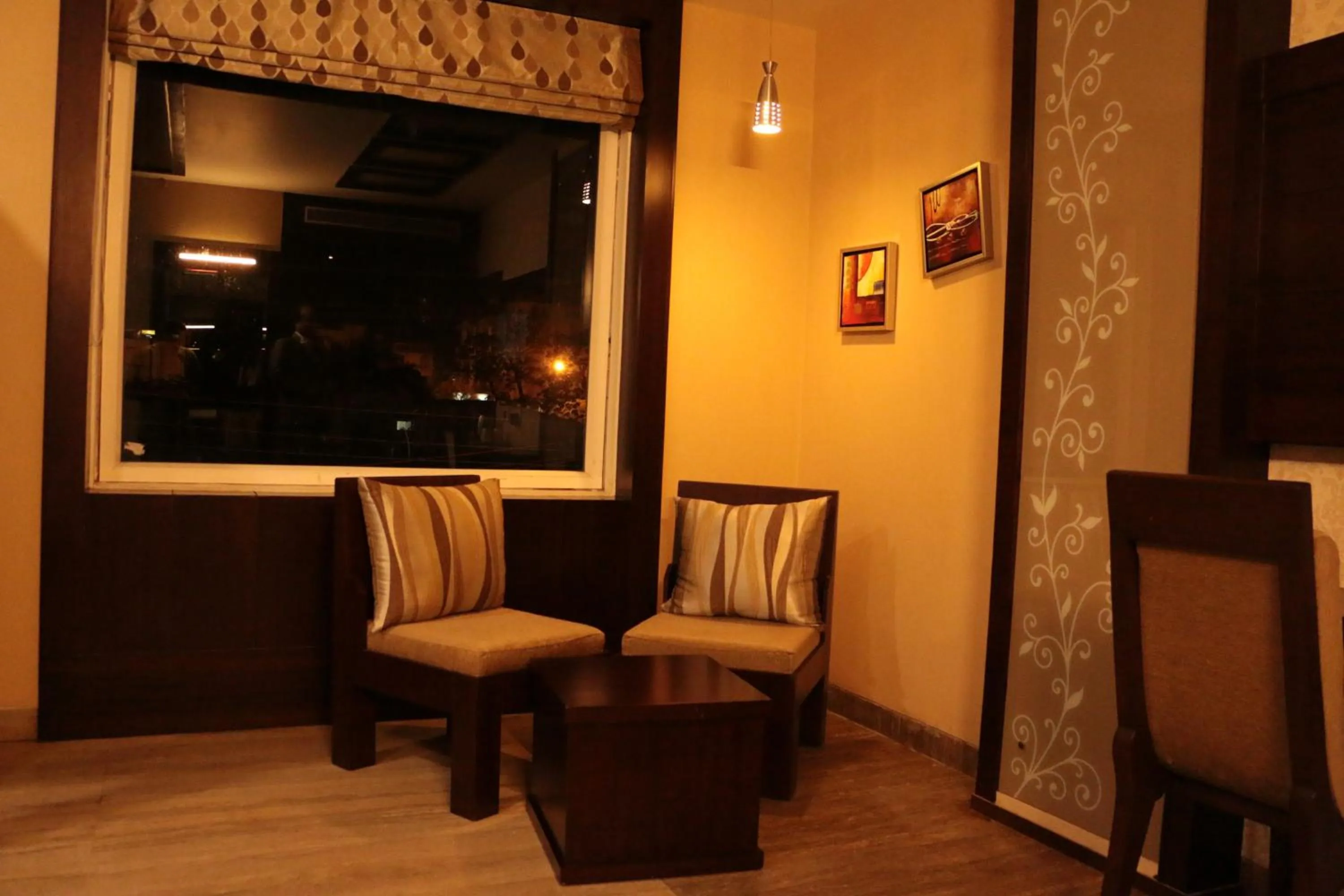 Seating area in The Land Mark