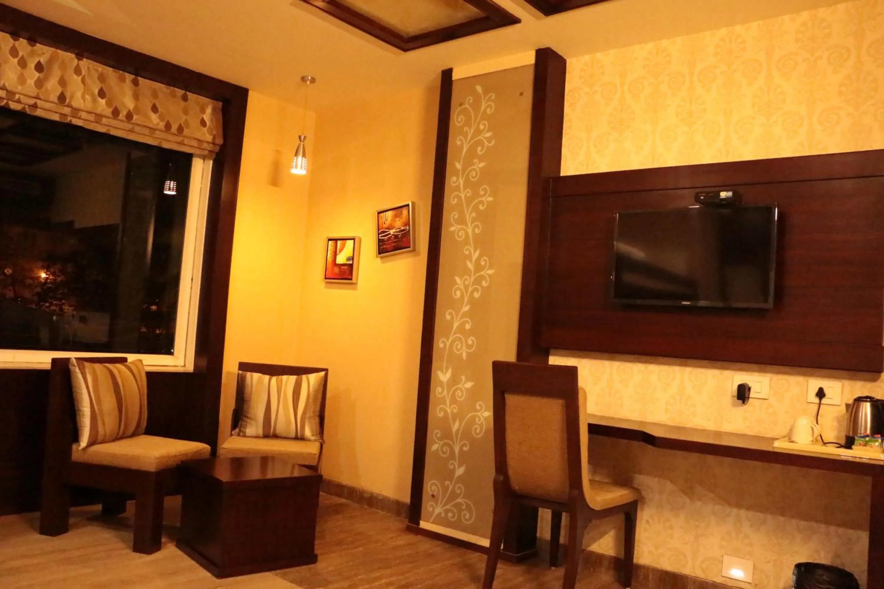 Seating area in The Land Mark