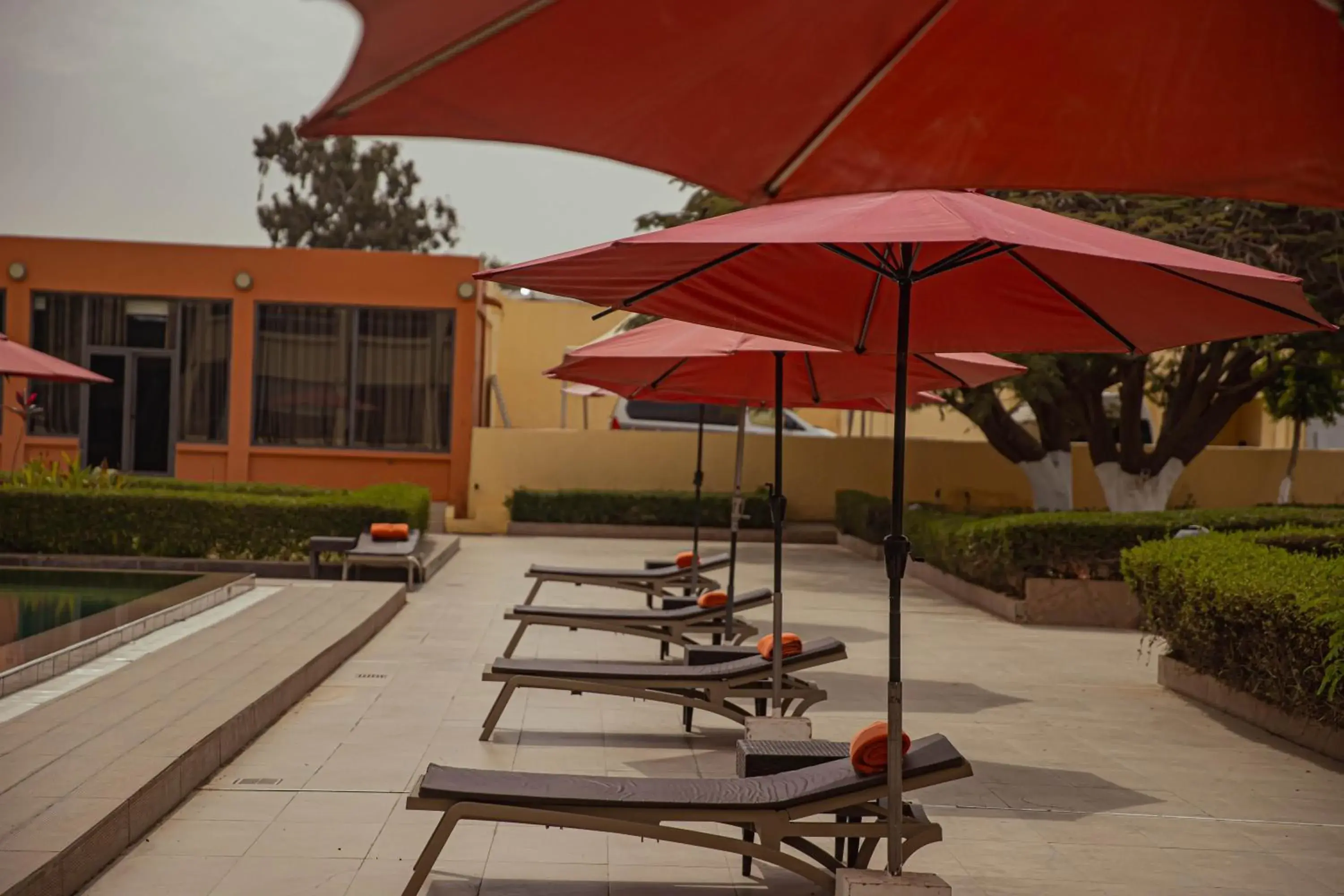 Pool view in Azalaï Hôtel Nouakchott Pool view in Azalaï Hôtel Nouakchott