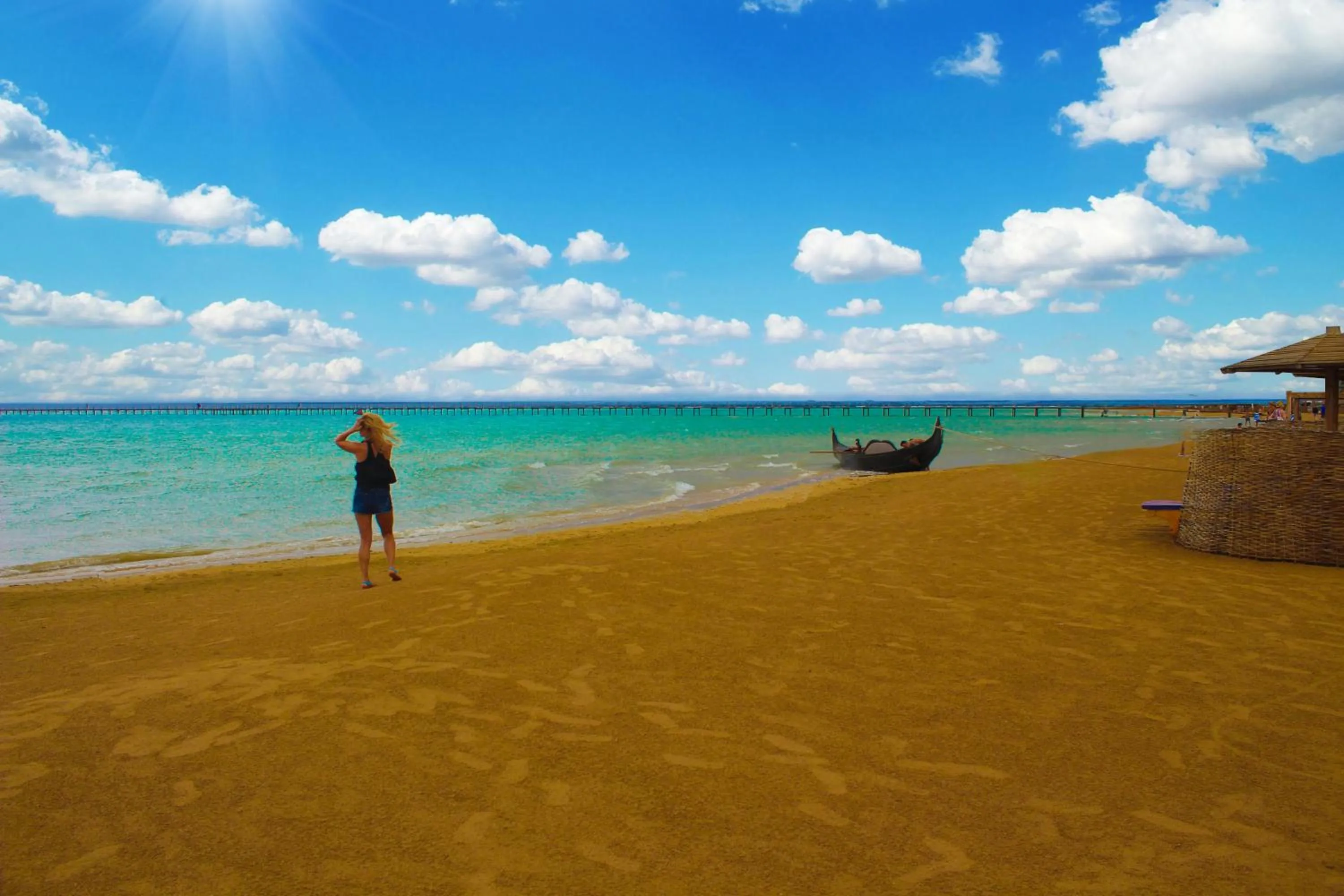 Beach in Casa Mare Resort - ex, Royal Tulip Beach Resort