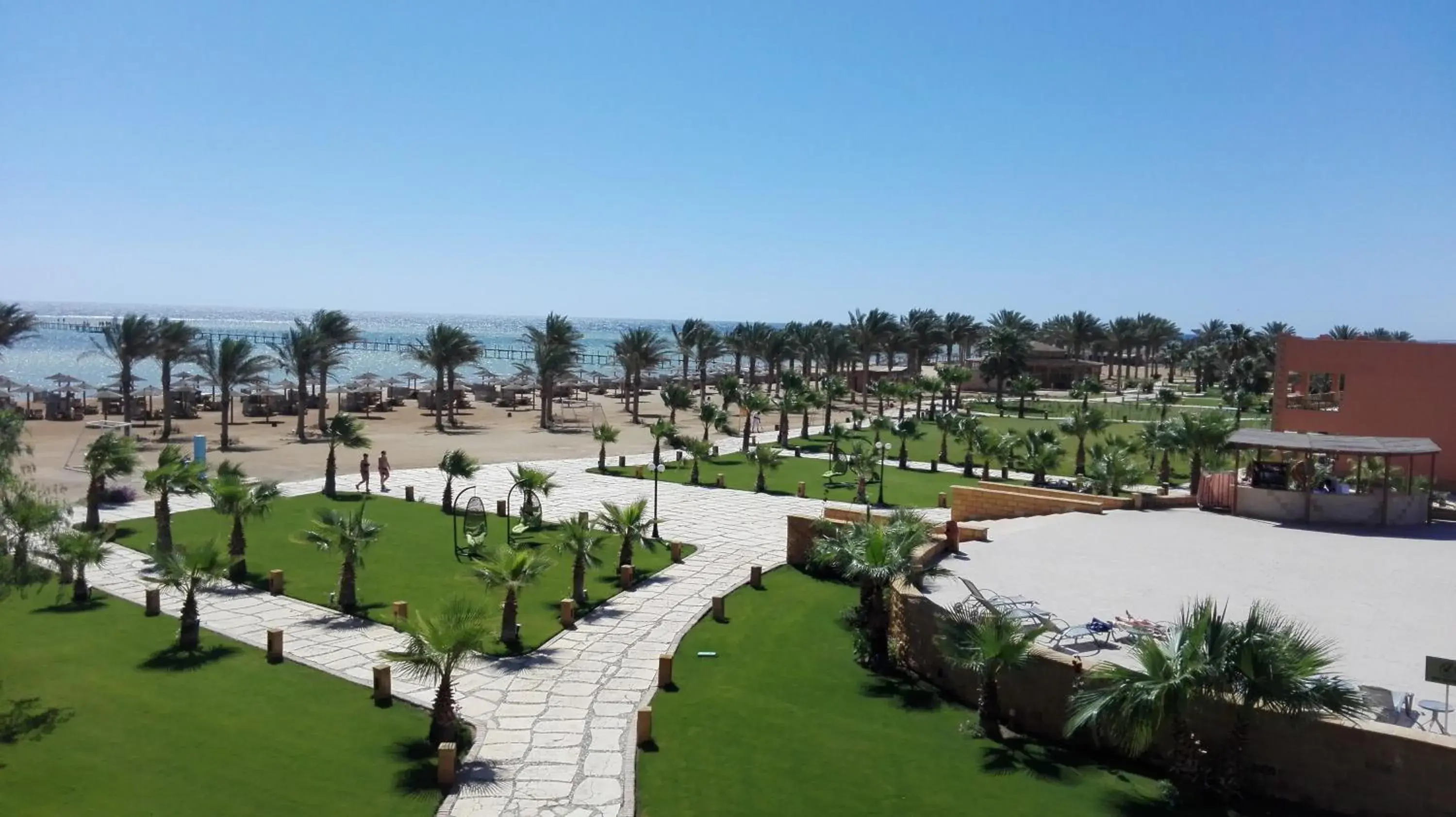 Garden view in Casa Mare Resort - ex, Royal Tulip Beach Resort Garden view in Casa Mare Resort - ex, Royal Tulip Beach Resort