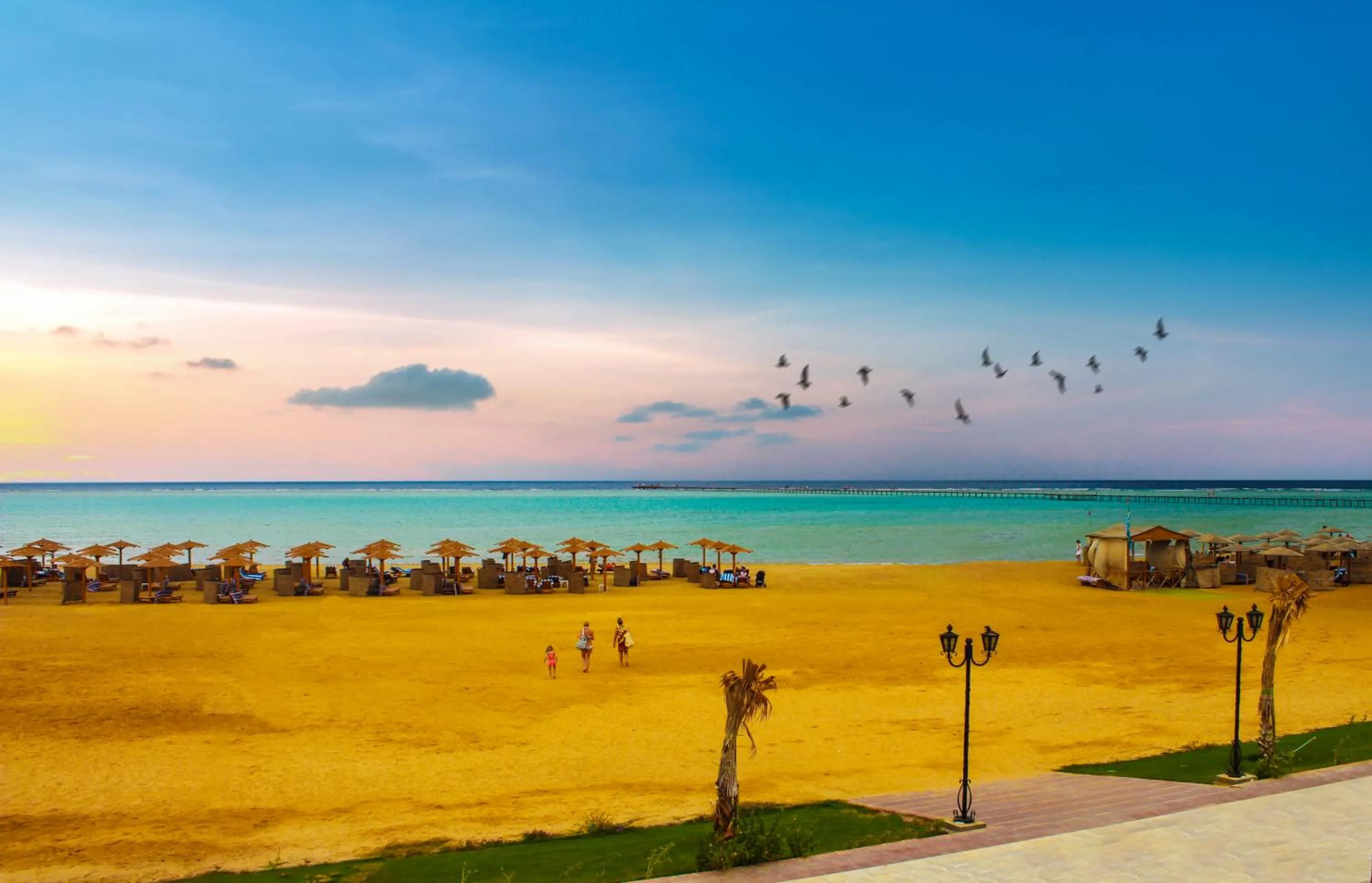 Beach in Casa Mare Resort - ex, Royal Tulip Beach Resort