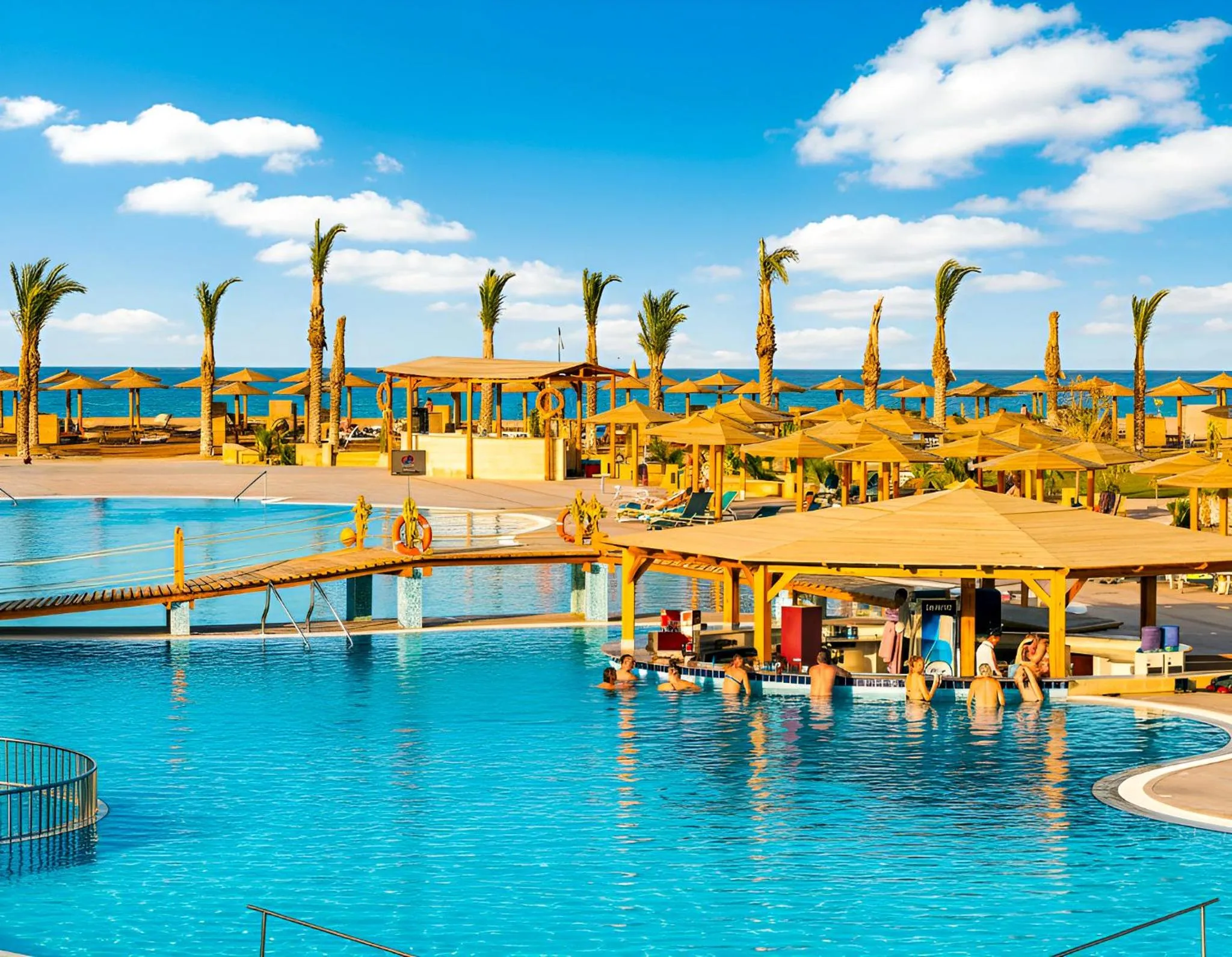 Pool view in Casa Mare Resort - ex, Royal Tulip Beach Resort