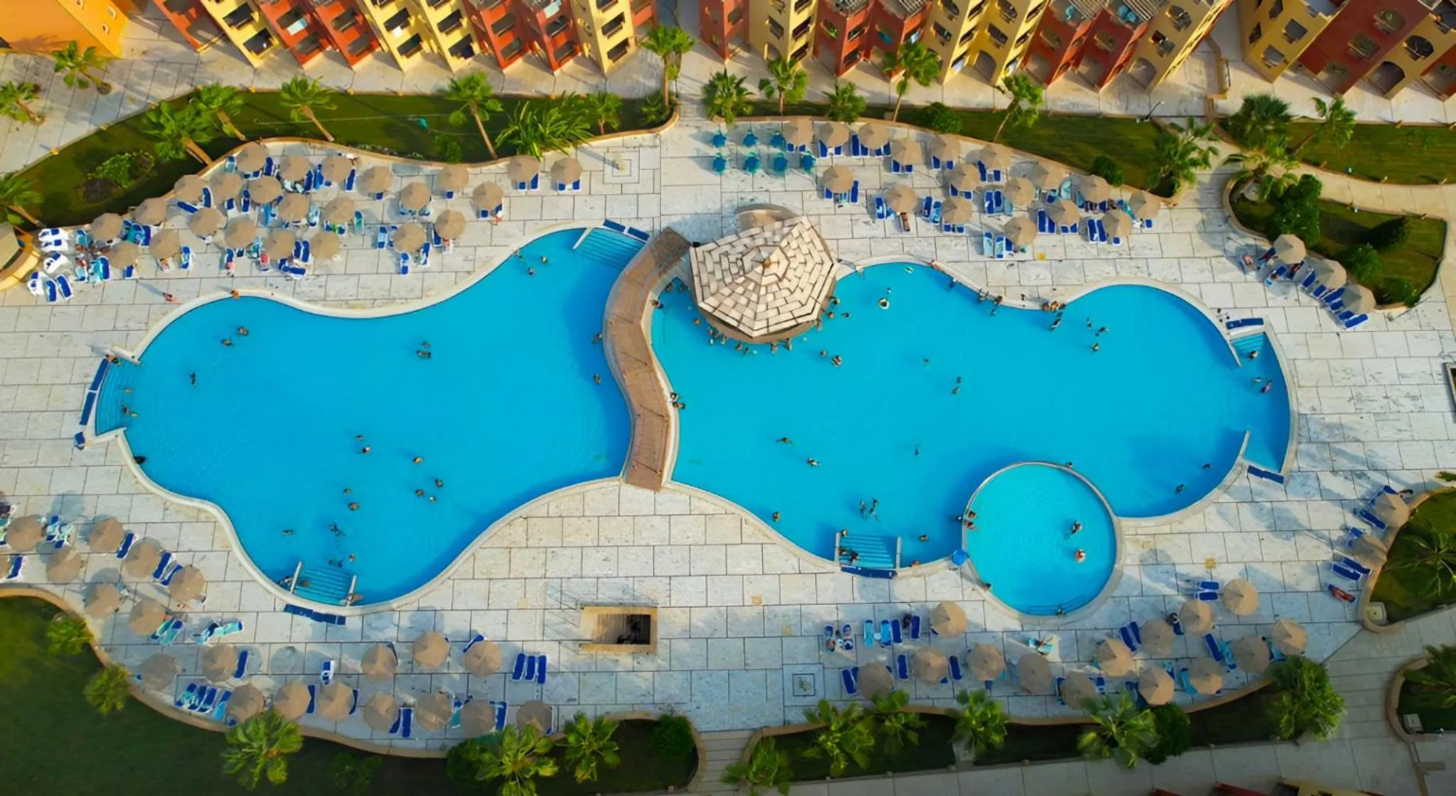 Pool view in Casa Mare Resort - ex, Royal Tulip Beach Resort