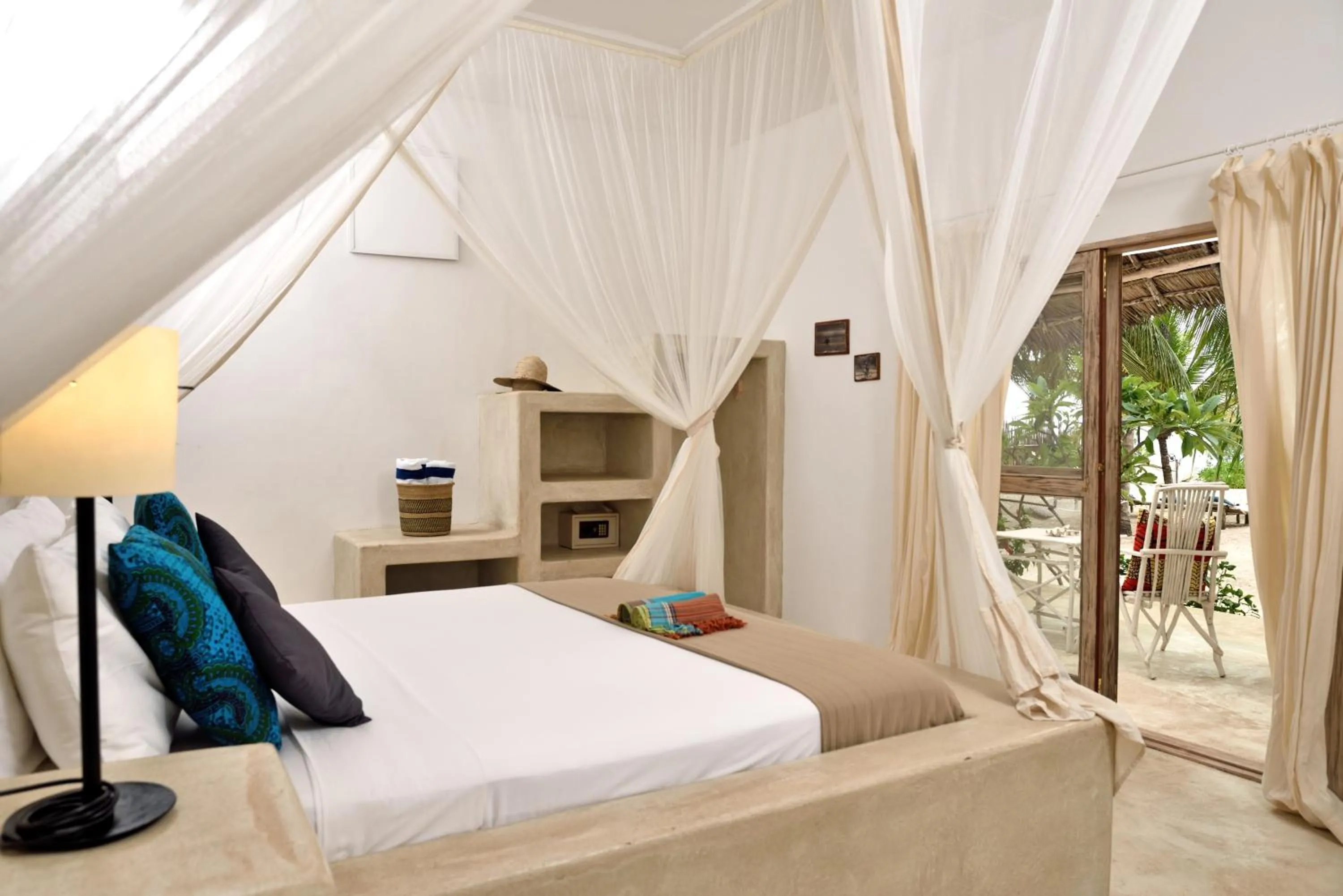 Bed in Sharazad Boutique Hotel