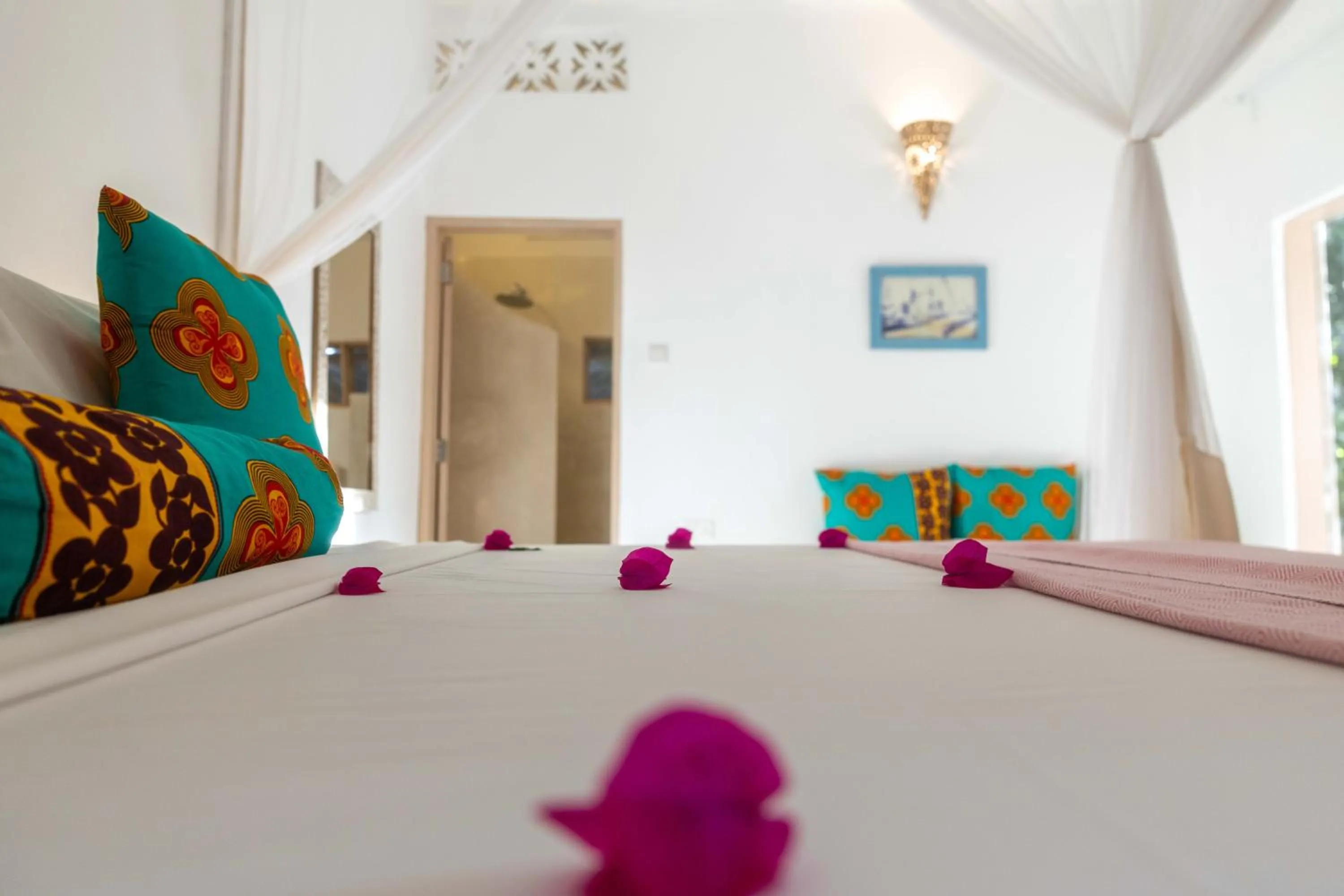 Bed in Sharazad Boutique Hotel