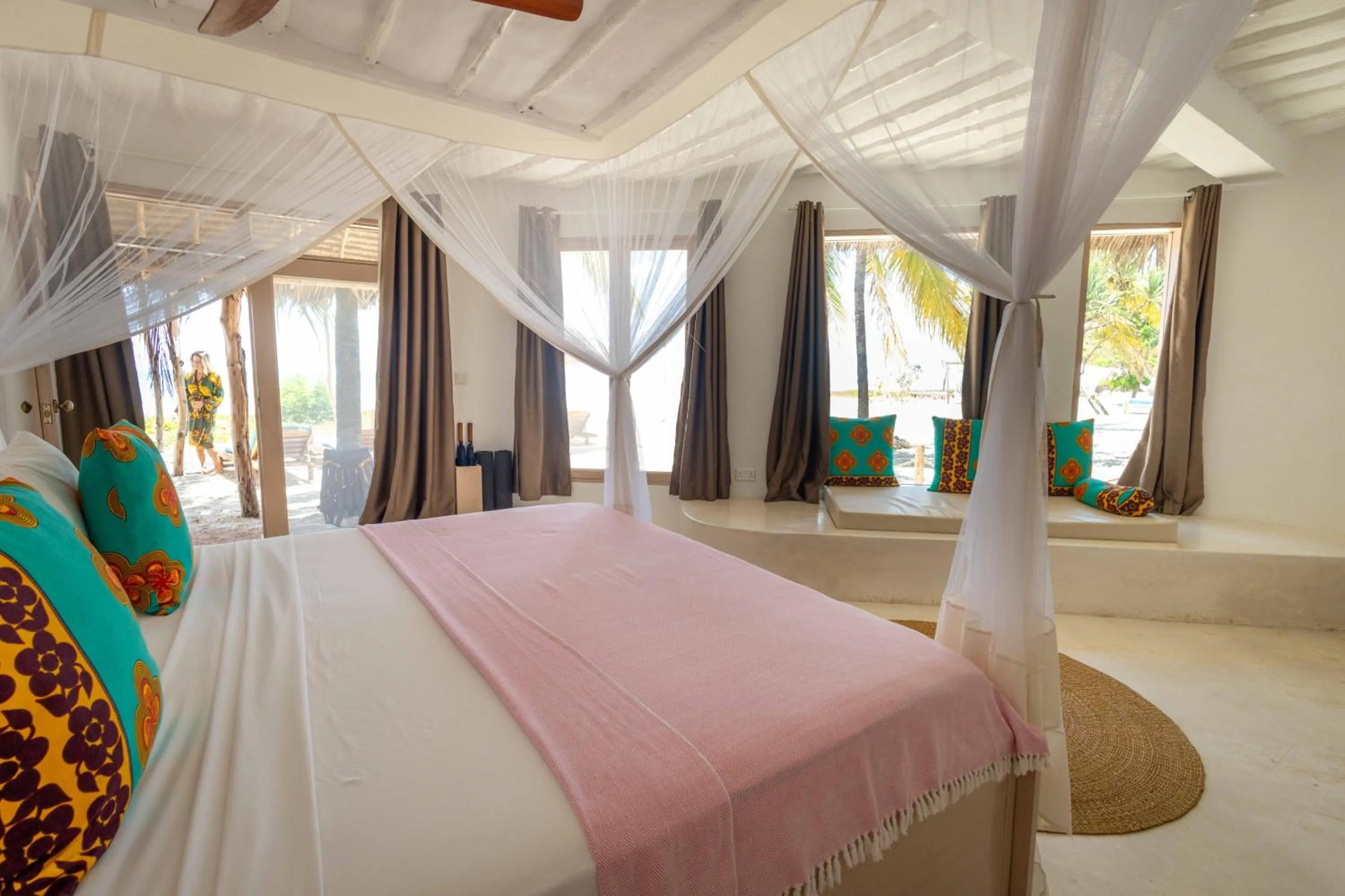 Bed in Sharazad Boutique Hotel