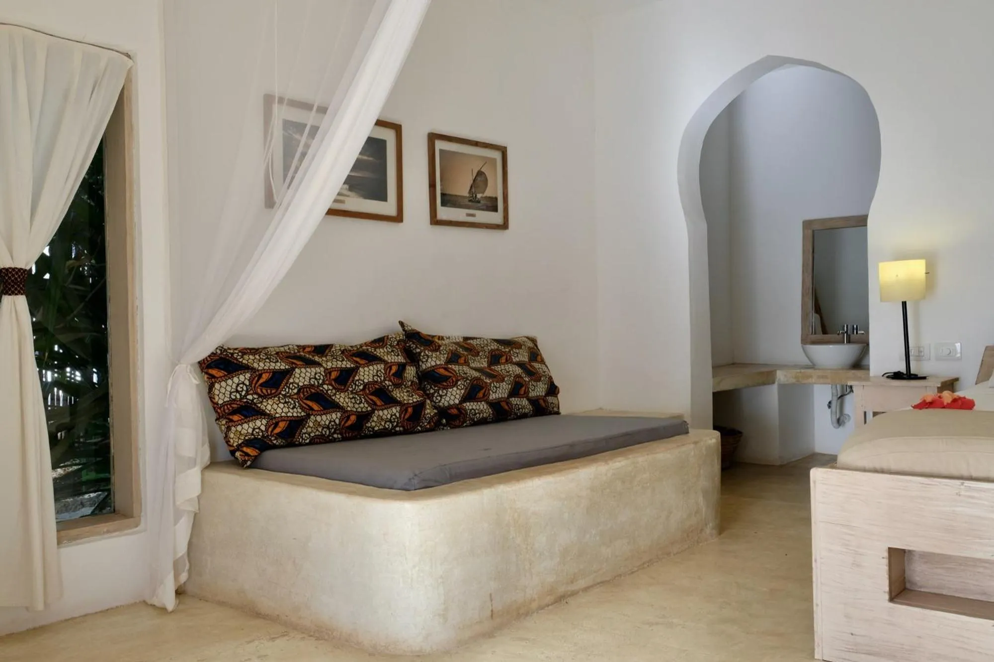 Seating area, Bed in Sharazad Boutique Hotel