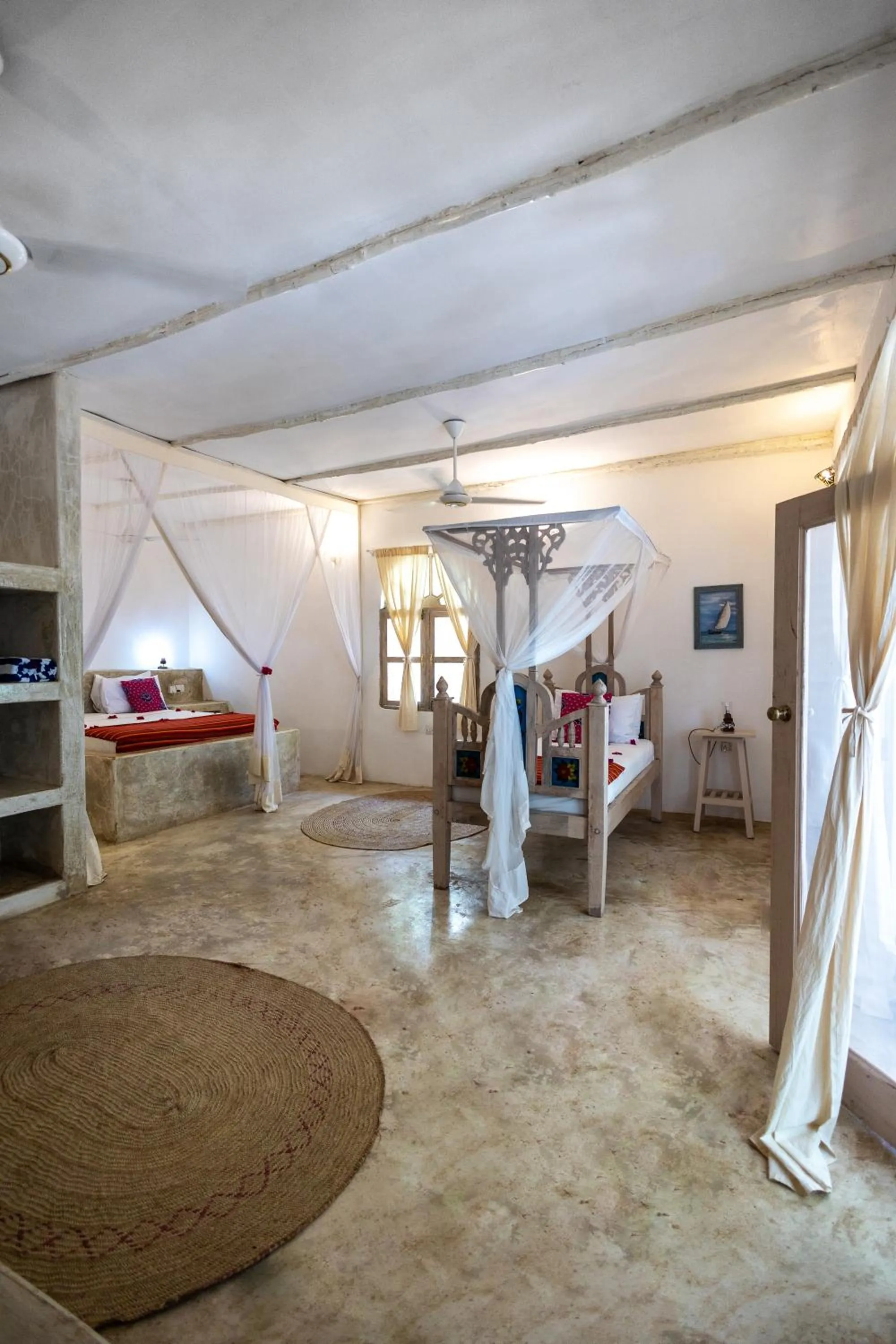 Bed in Sharazad Boutique Hotel