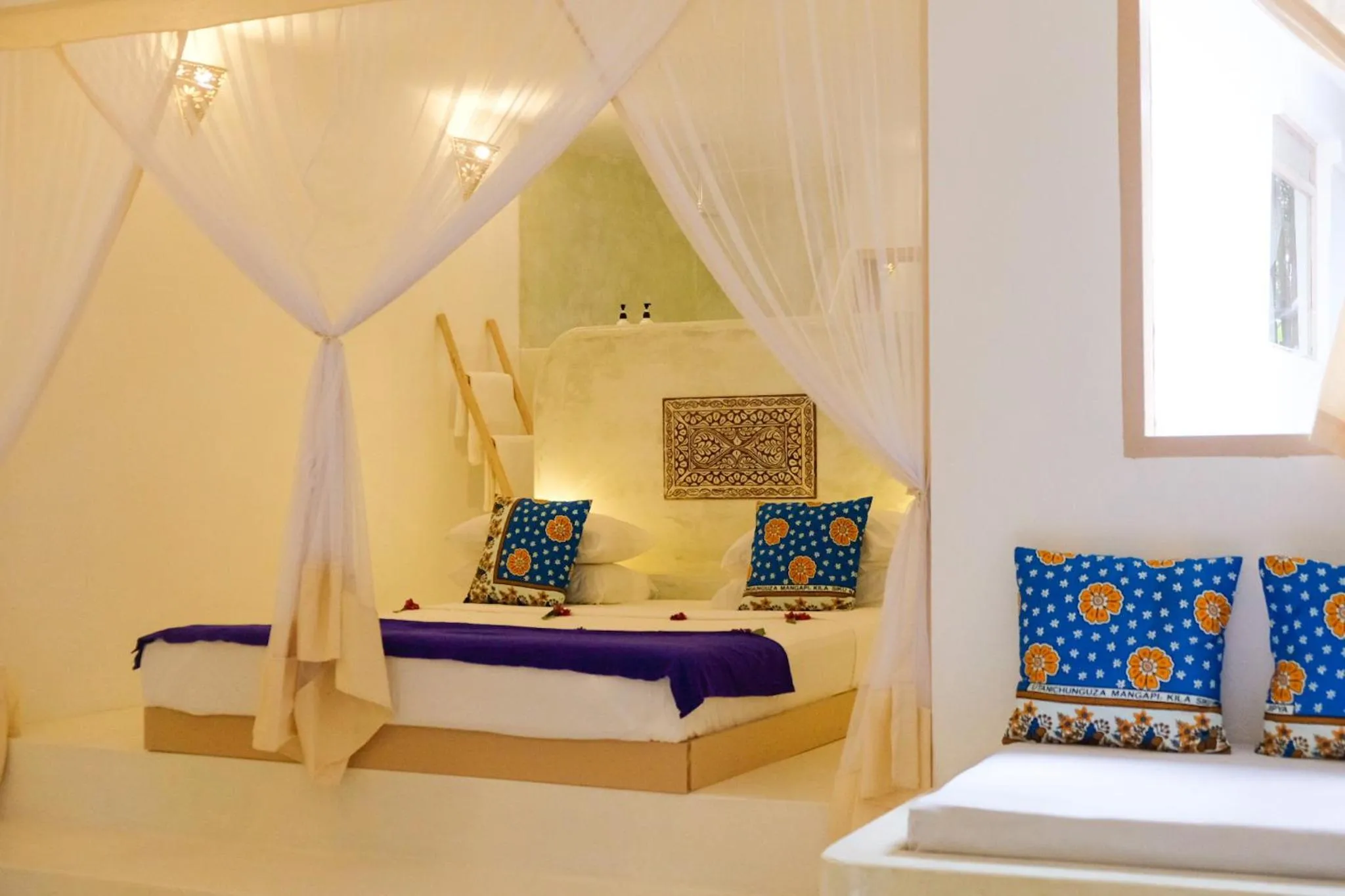 Bed in Sharazad Boutique Hotel