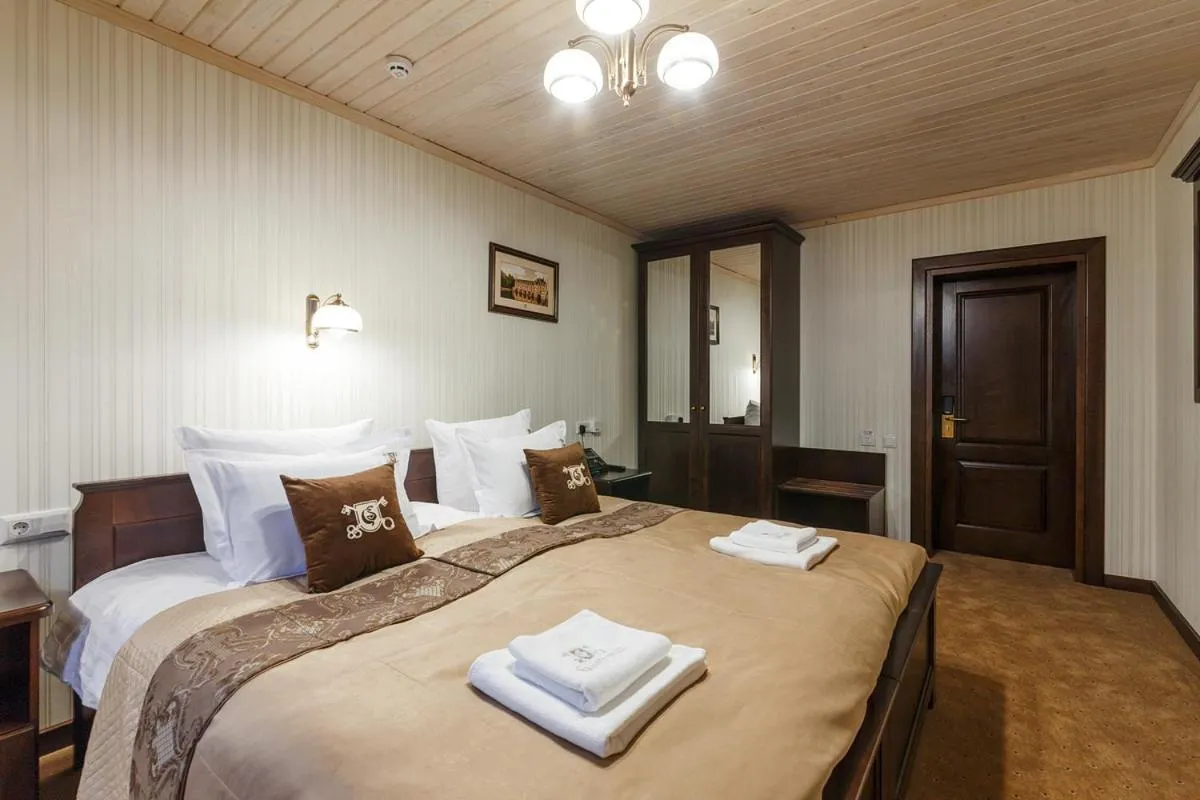 Bed in GasthauS & SPA