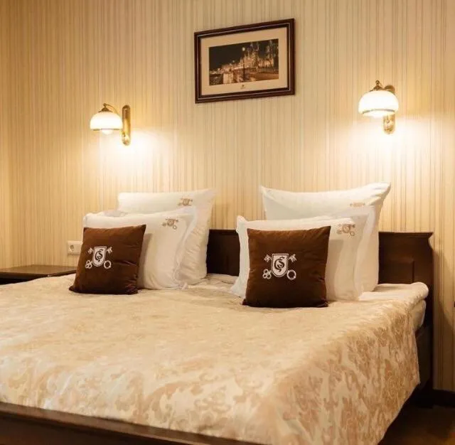 Bed in GasthauS & SPA