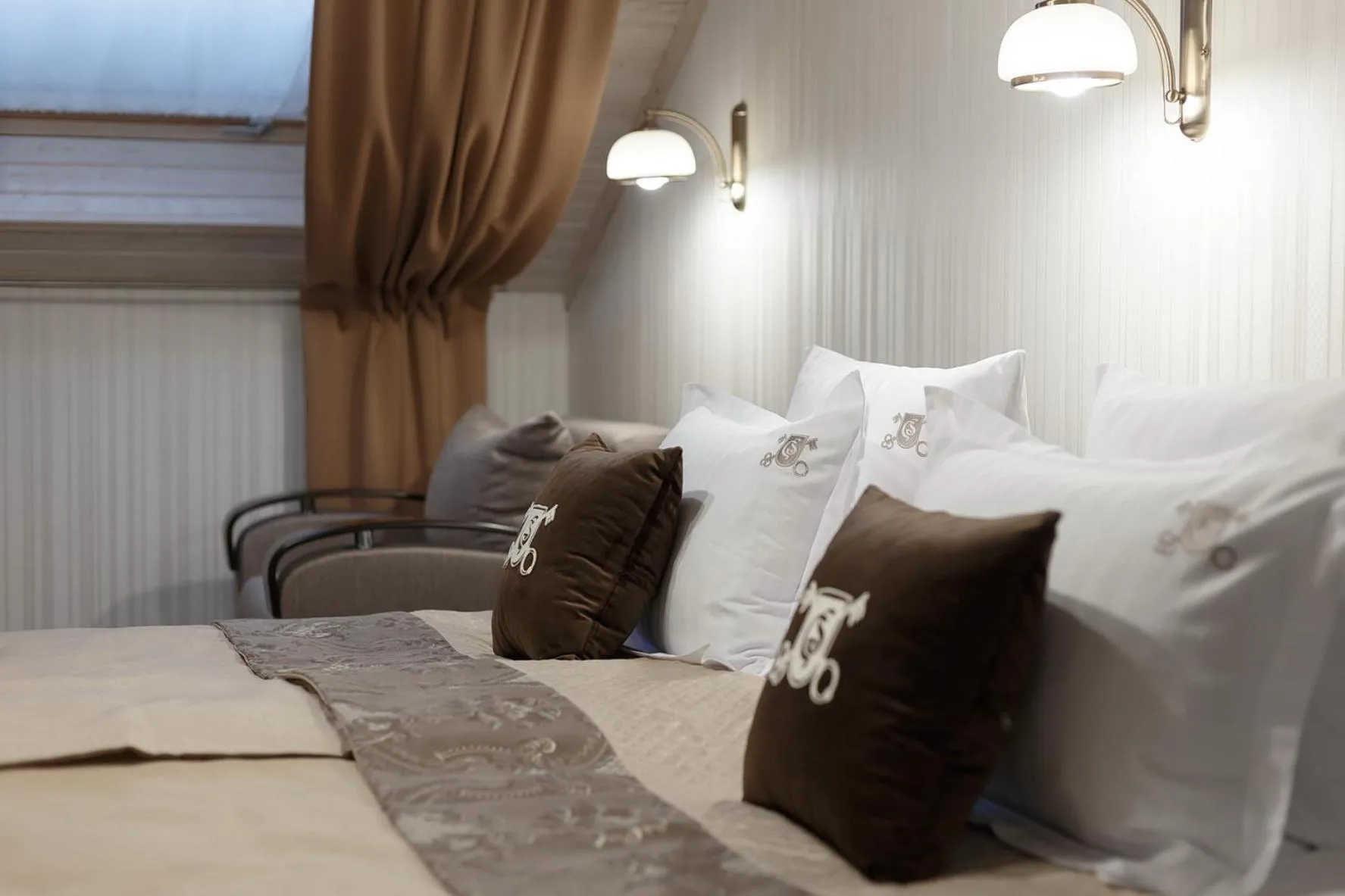 Bed in GasthauS & SPA