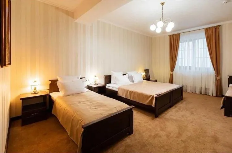 Bed in GasthauS & SPA