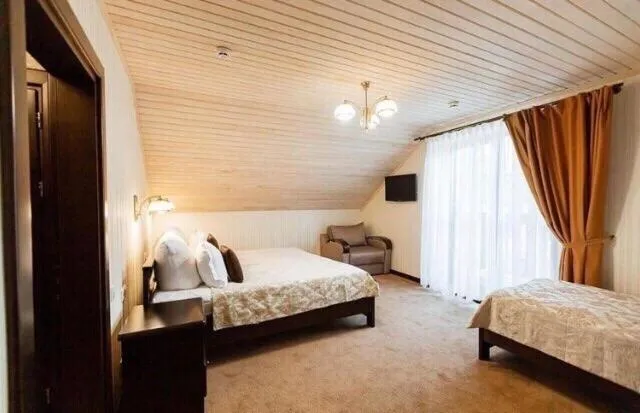 Bed in GasthauS & SPA