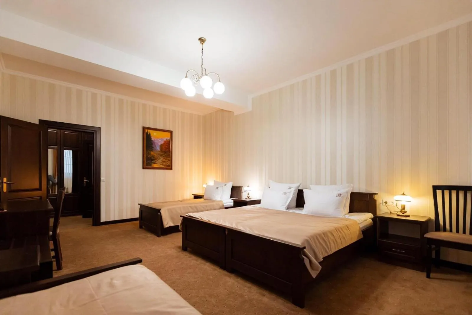 Bed in GasthauS & SPA