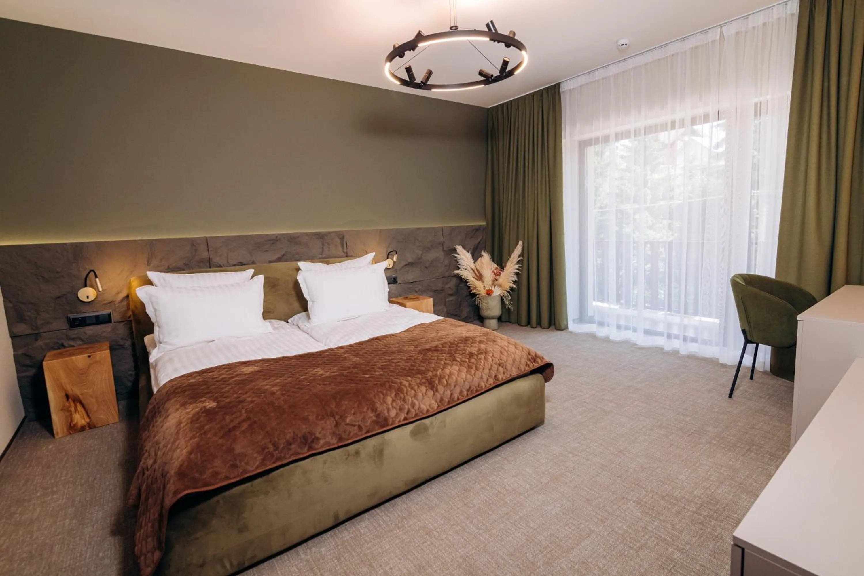 Bed in GasthauS & SPA