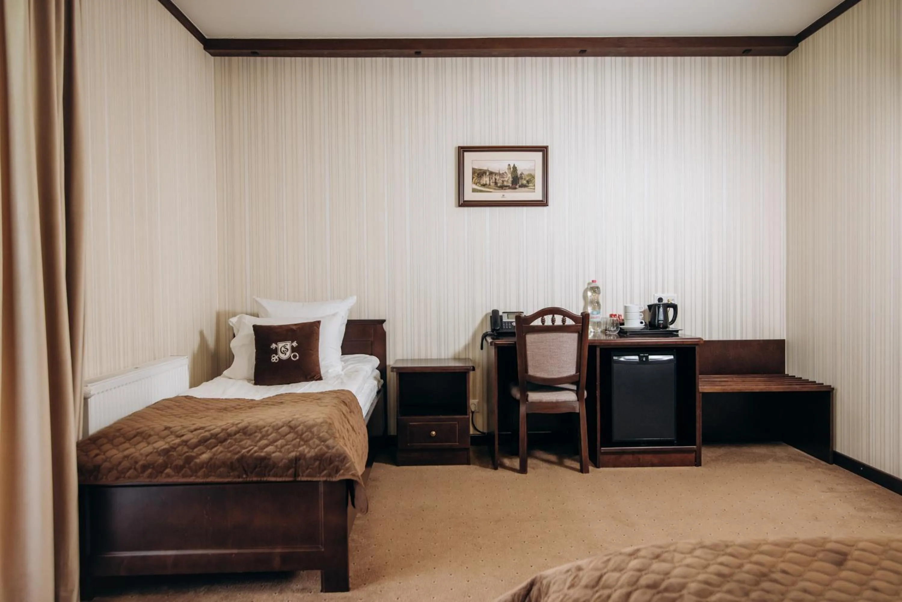 Bed in GasthauS & SPA