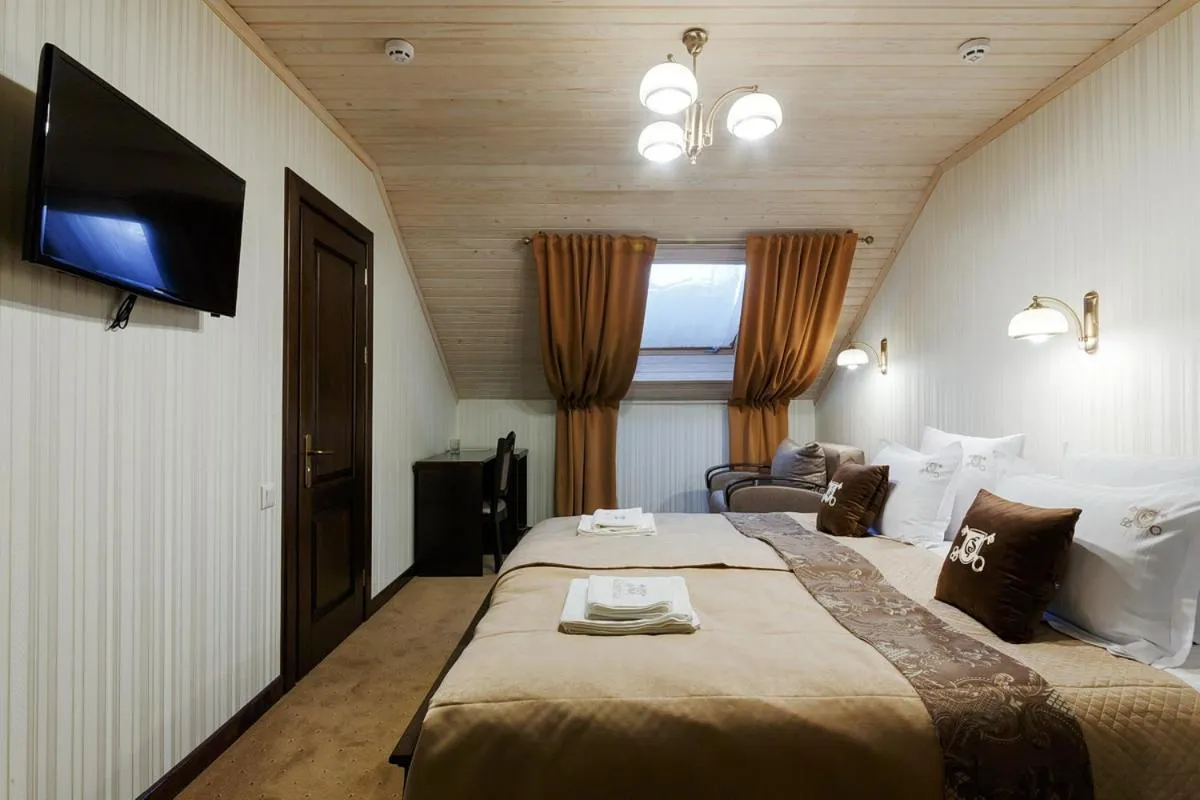 Bed in GasthauS & SPA