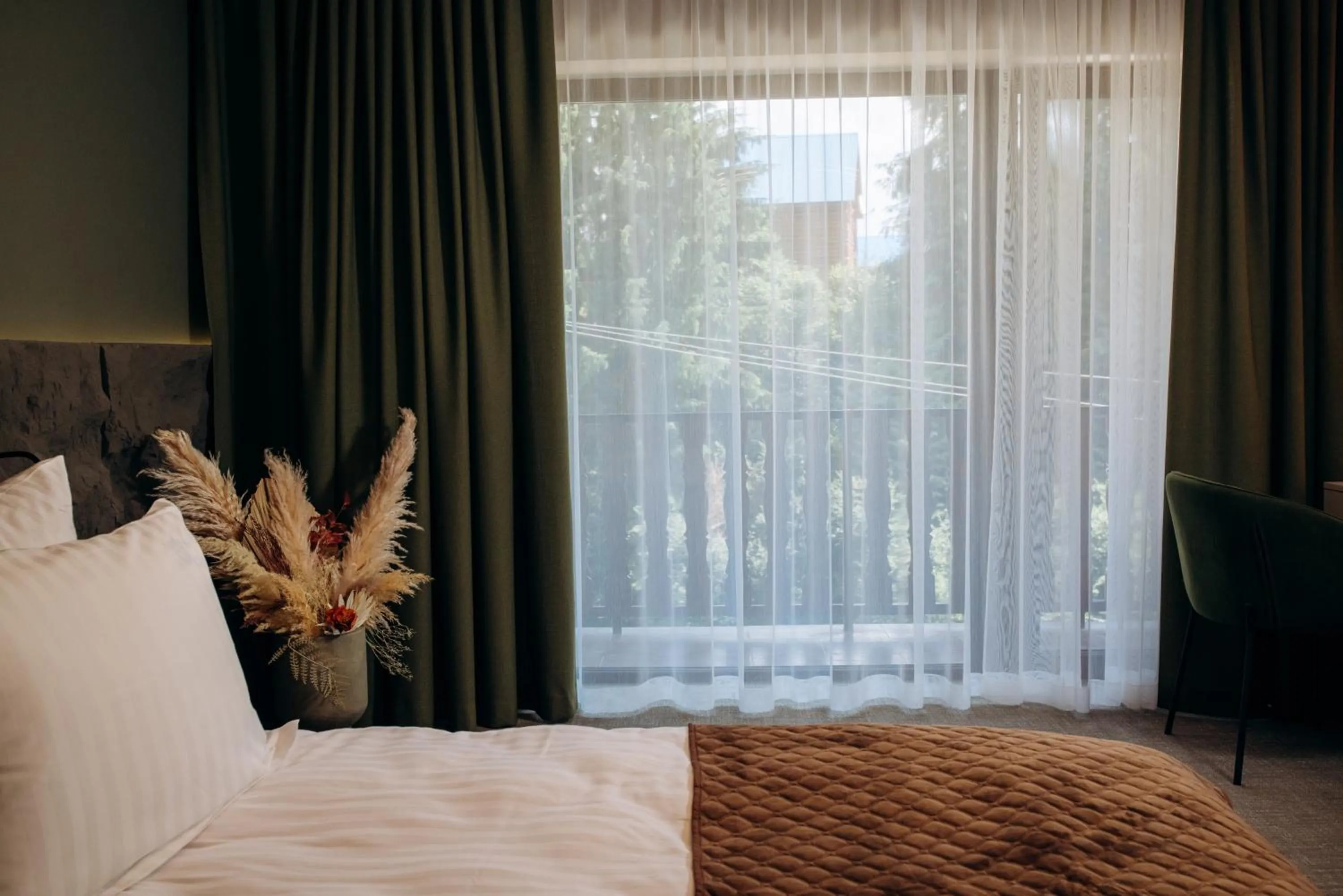 Bed in GasthauS & SPA