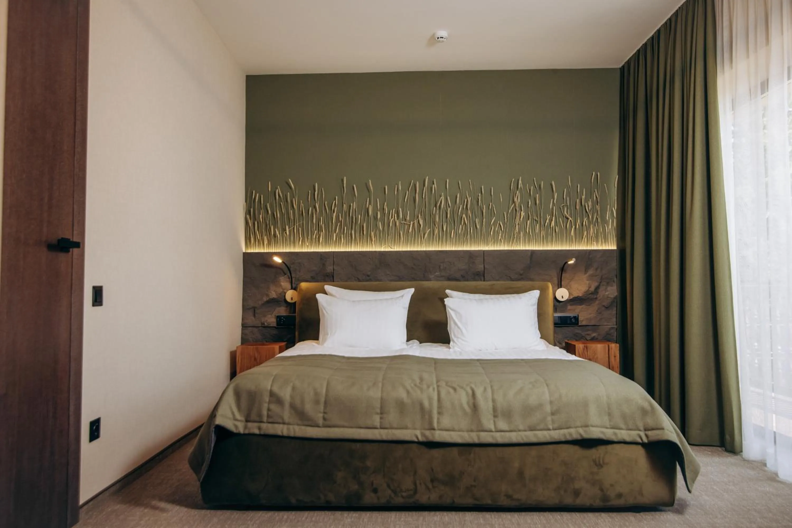 Bed in GasthauS & SPA