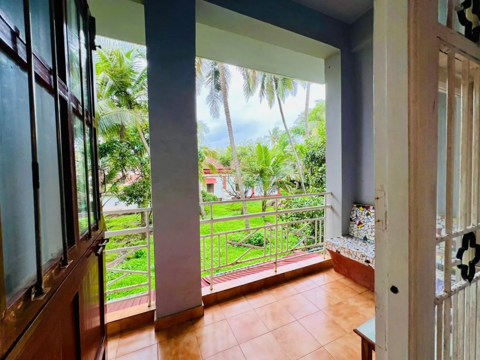 Balcony/Terrace in Peravel Beach Holiday Home