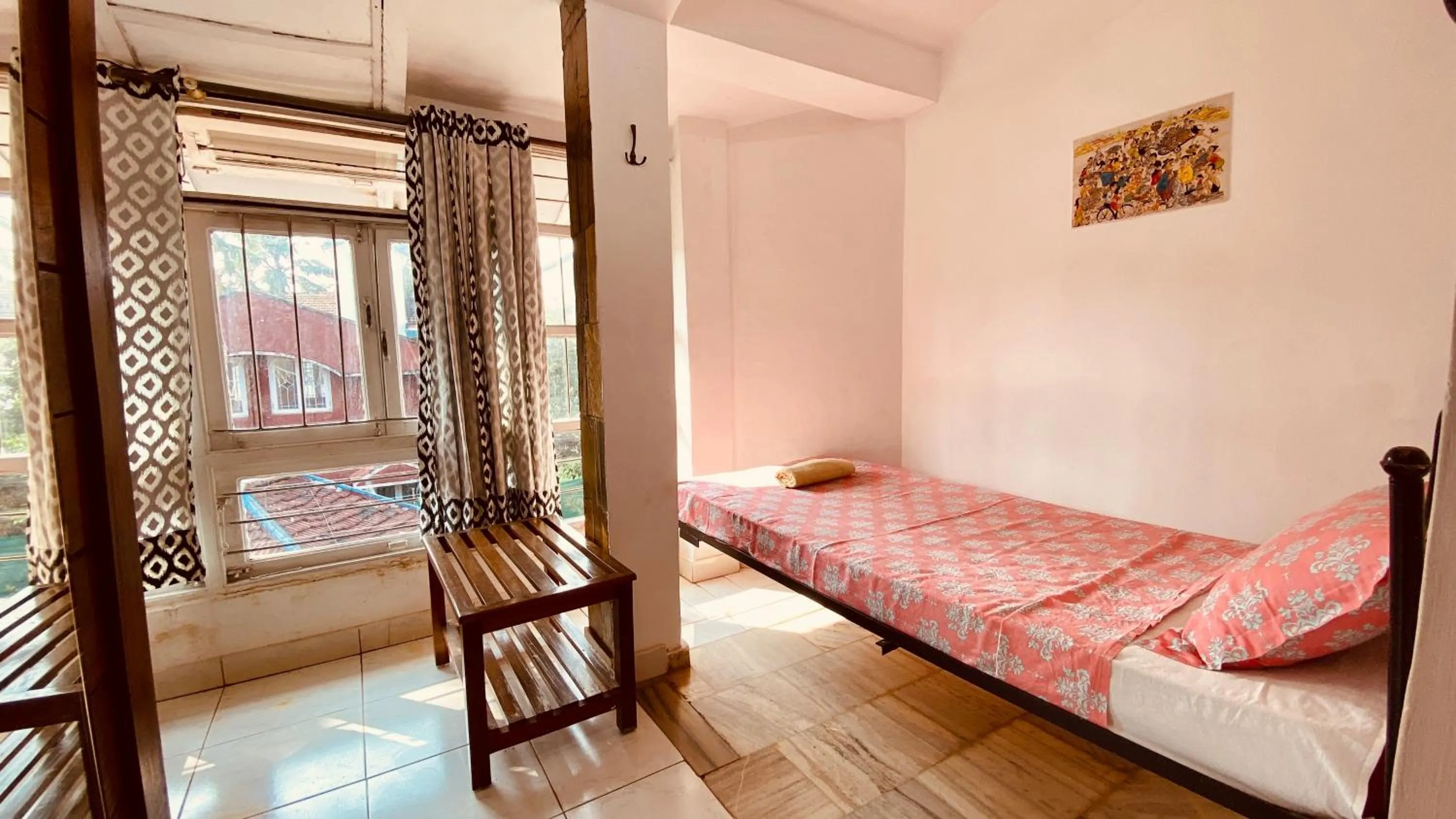 Bed in Peravel Beach Holiday Home