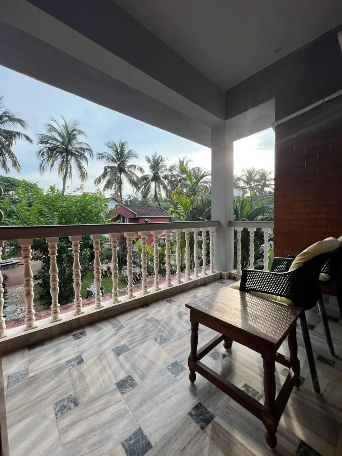 Balcony/Terrace in Peravel Beach Holiday Home