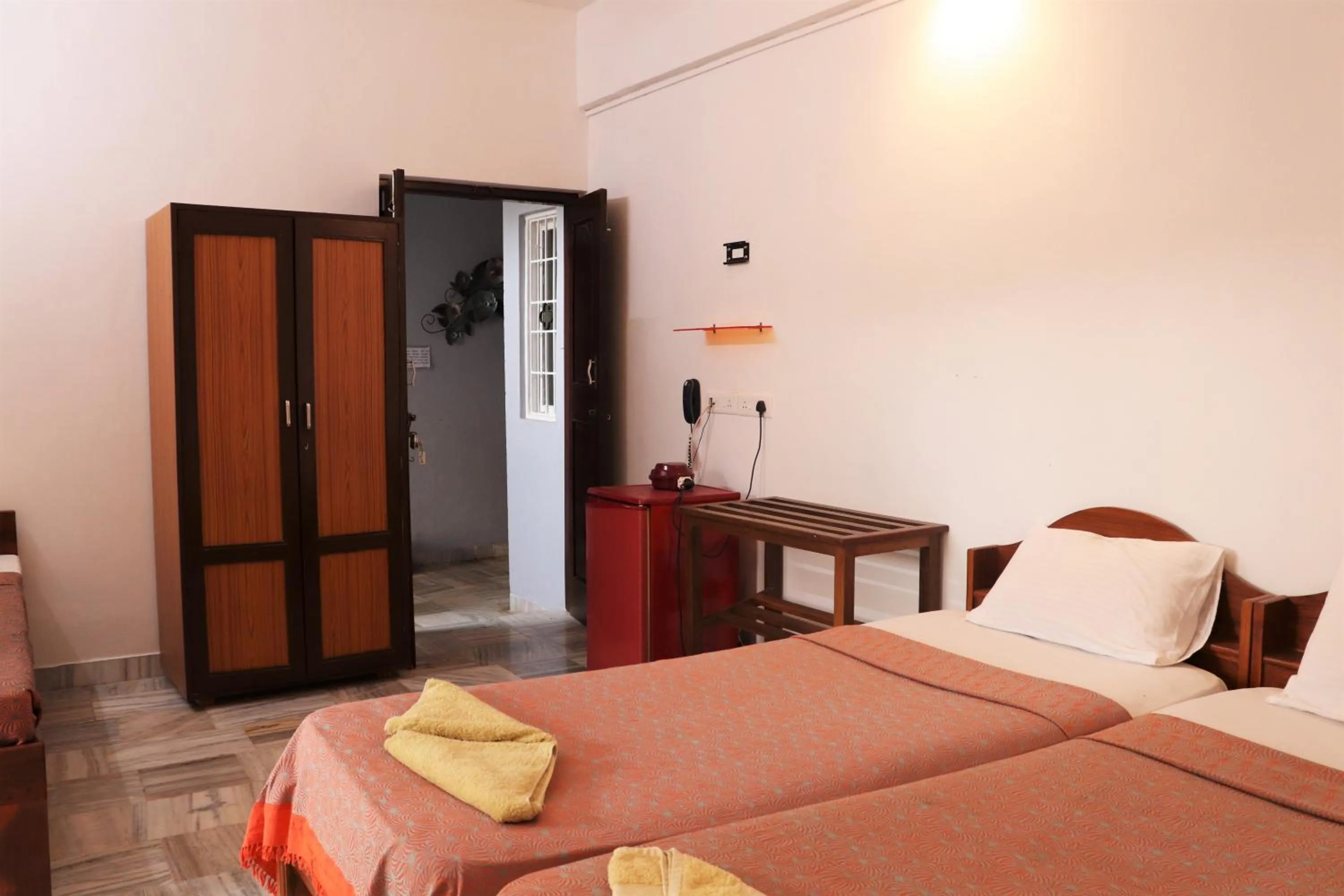 Bed in Peravel Beach Holiday Home