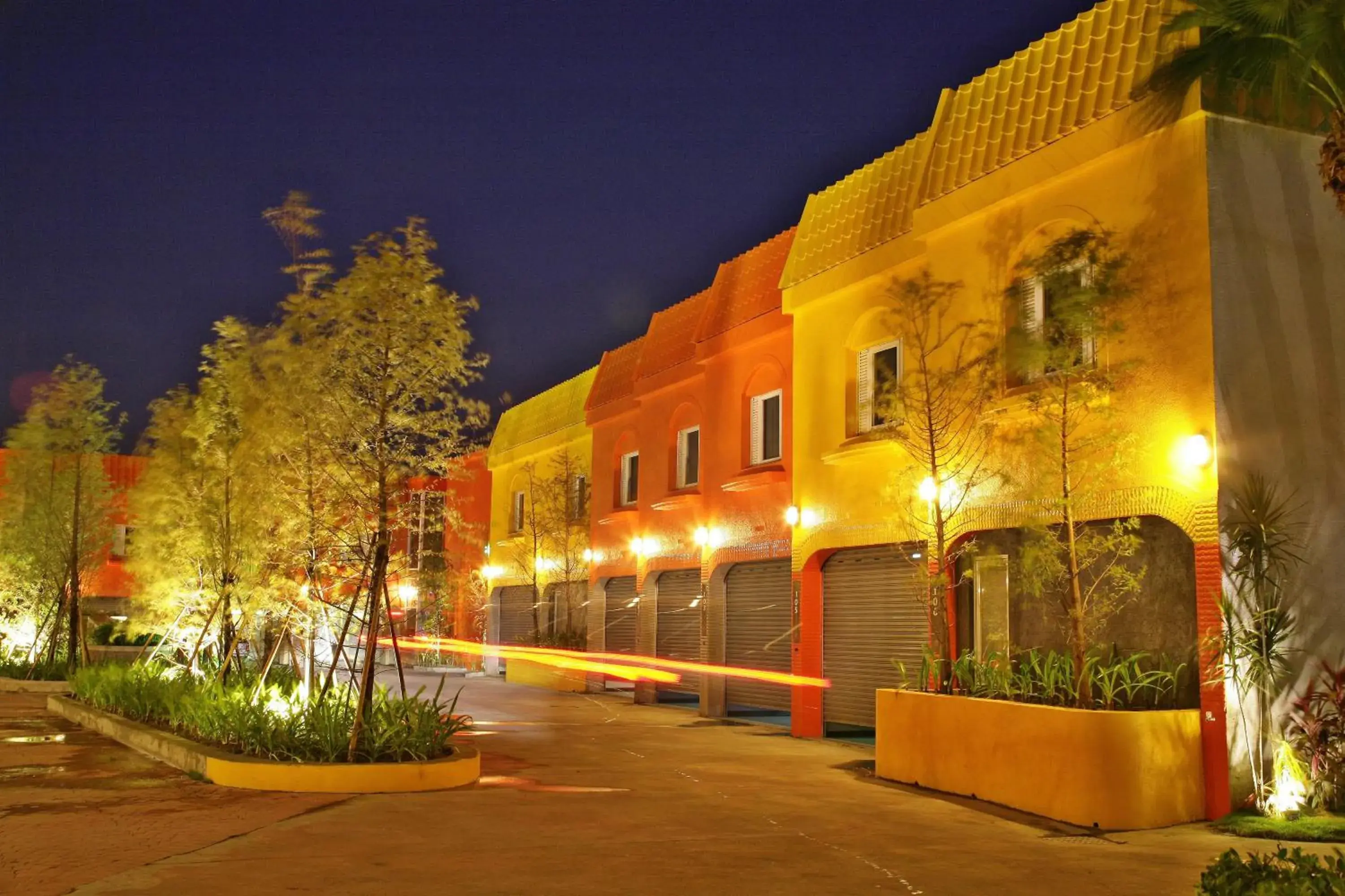 Garden view in Chusha Motel Garden view in Chusha Motel