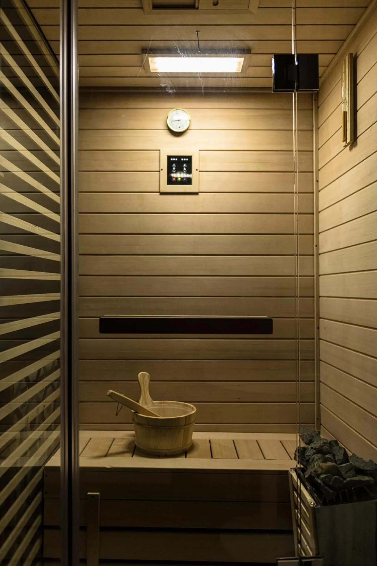 Sauna in Navona Central Suites
