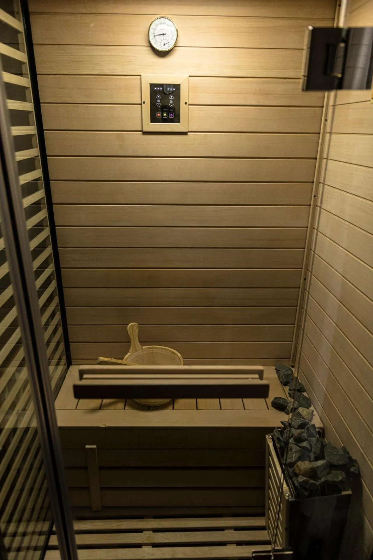 Sauna in Navona Central Suites