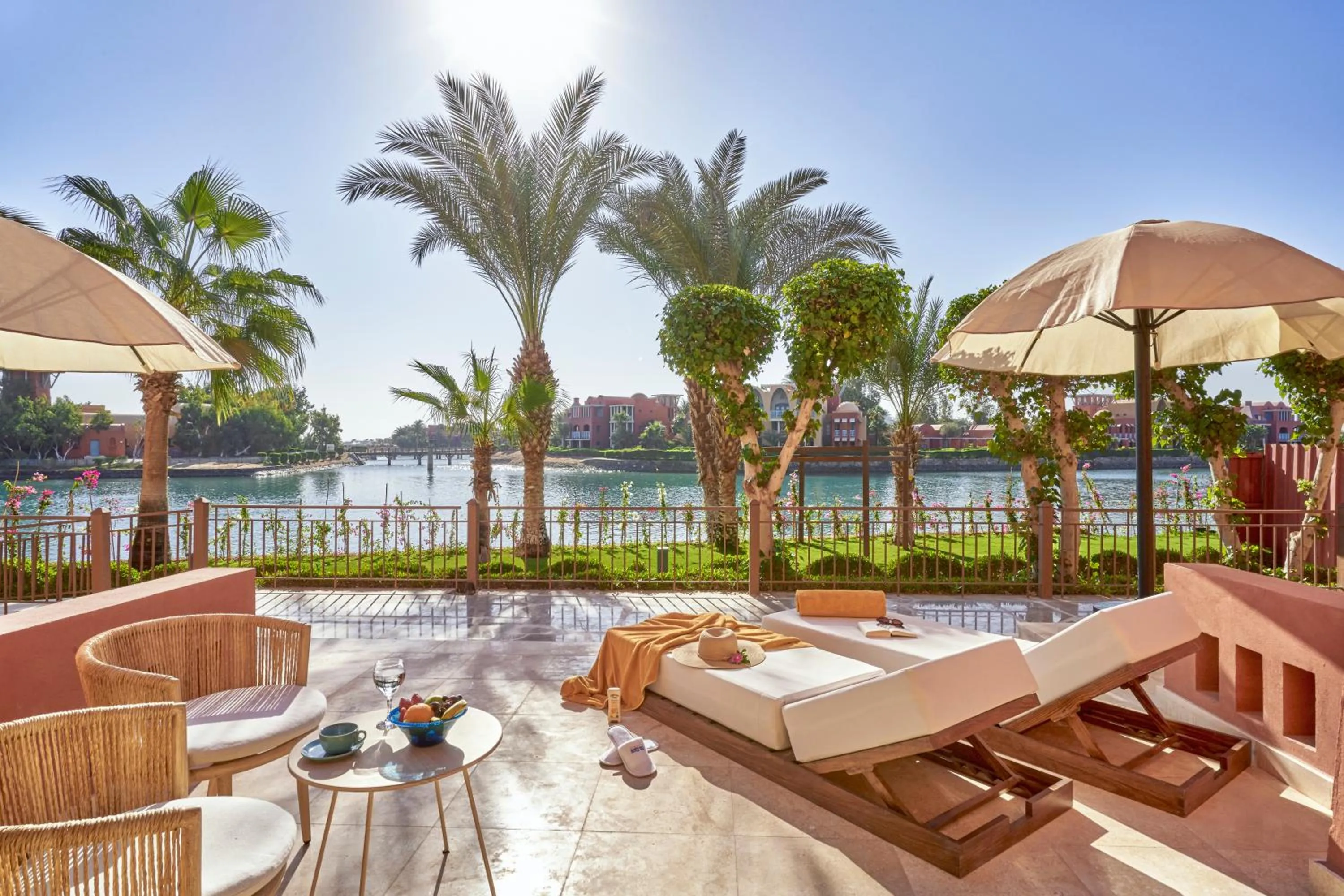 Balcony/Terrace in Three Corners Ocean View El Gouna - Adults Only