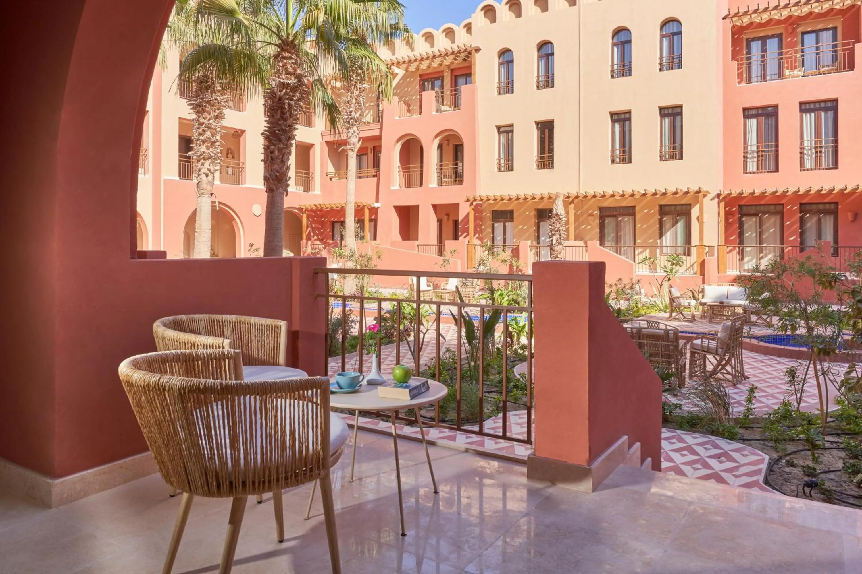 Balcony/Terrace in Three Corners Ocean View El Gouna - Adults Only