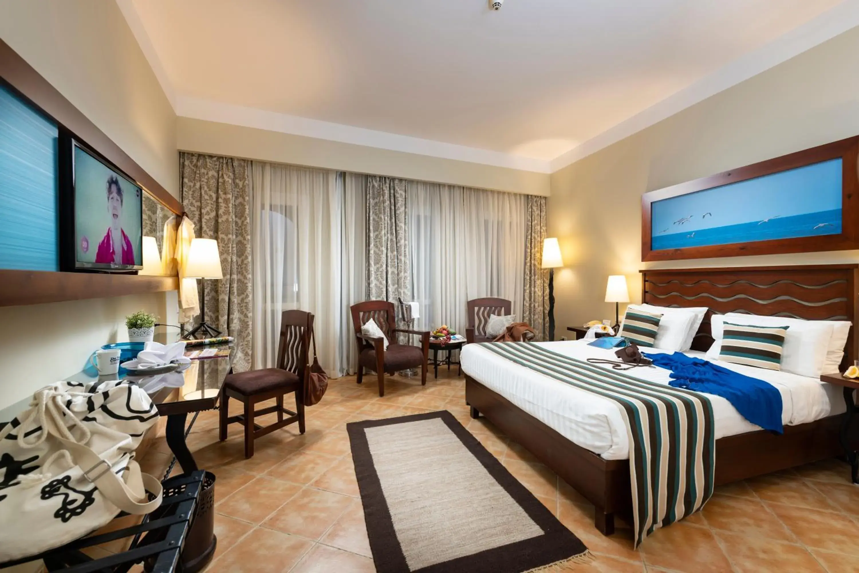 Photo of the whole room, Bed in Three Corners Ocean View El Gouna - Adults Only Photo of the whole room, Bed in Three Corners Ocean View El Gouna - Adults Only