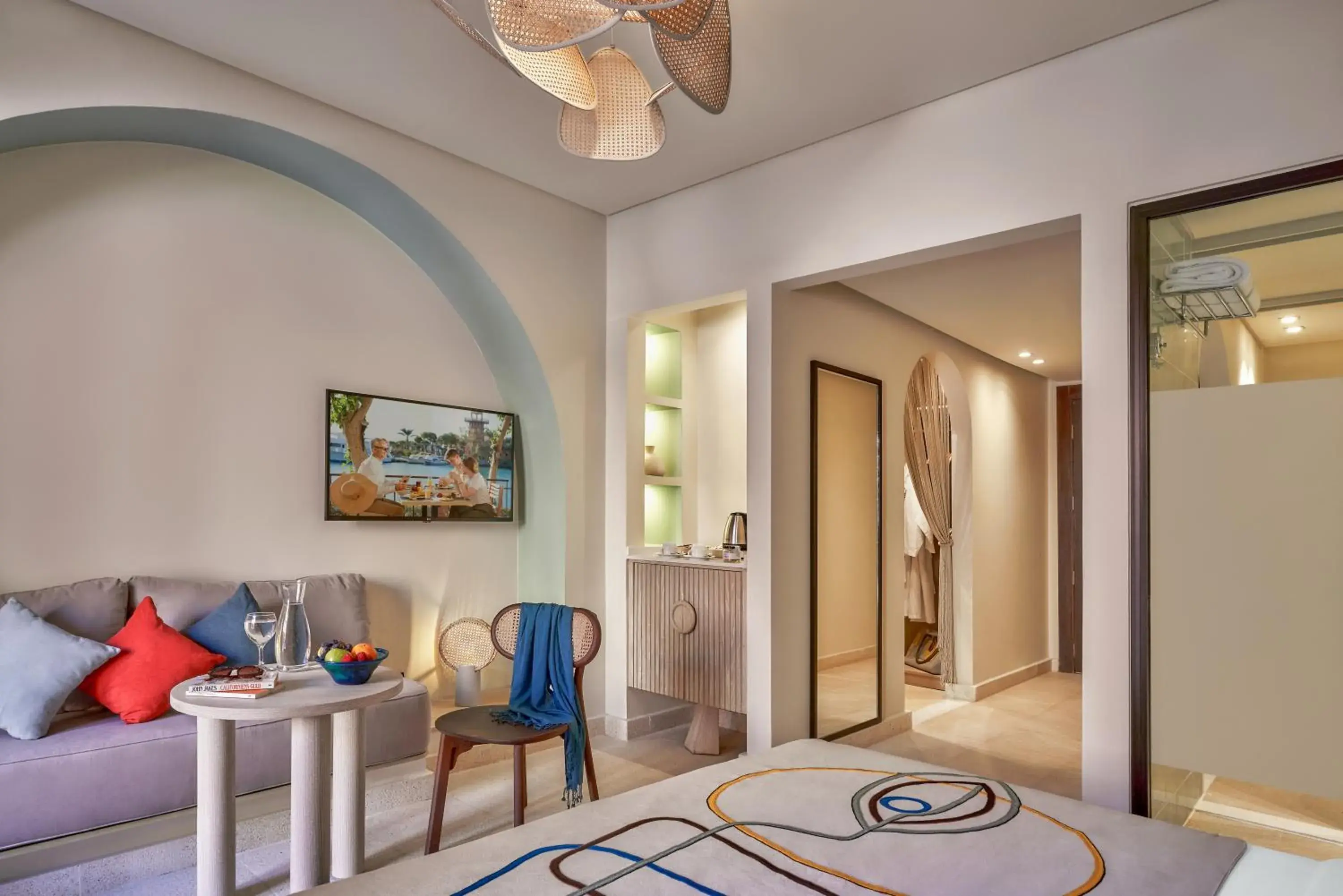 Seating area in Three Corners Ocean View El Gouna - Adults Only Seating area in Three Corners Ocean View El Gouna - Adults Only