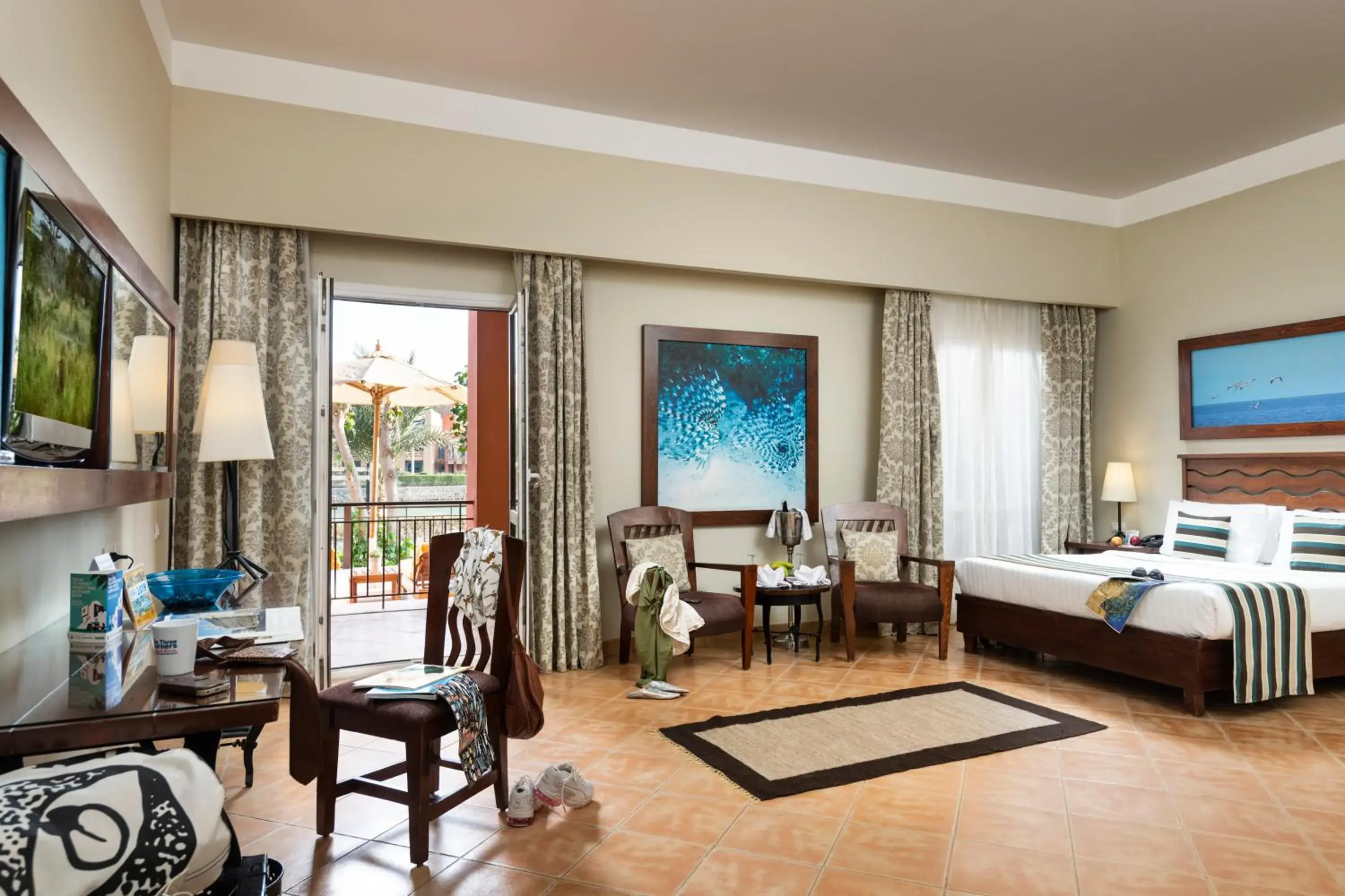 View (from property/room), Bed in Three Corners Ocean View El Gouna - Adults Only View (from property/room), Bed in Three Corners Ocean View El Gouna - Adults Only