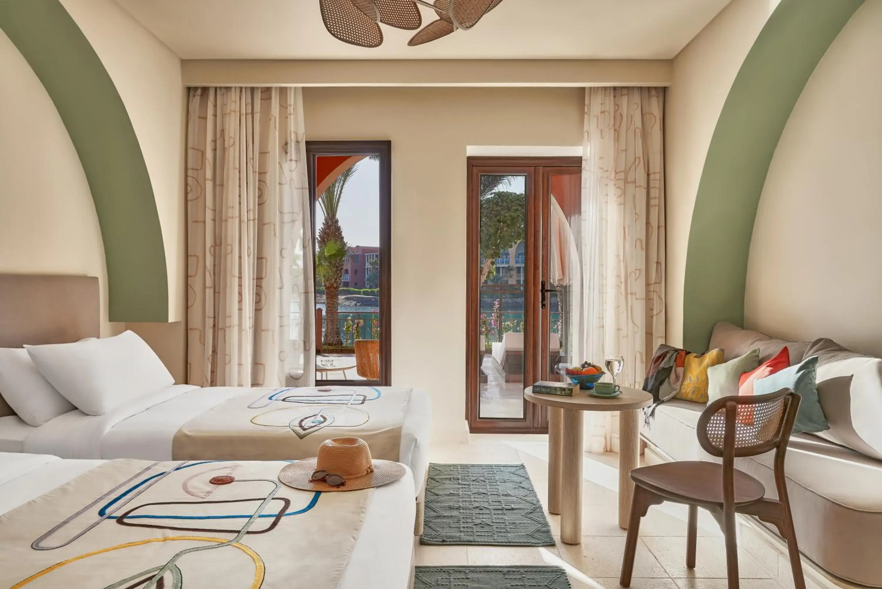 Balcony/Terrace in Three Corners Ocean View El Gouna - Adults Only Balcony/Terrace in Three Corners Ocean View El Gouna - Adults Only