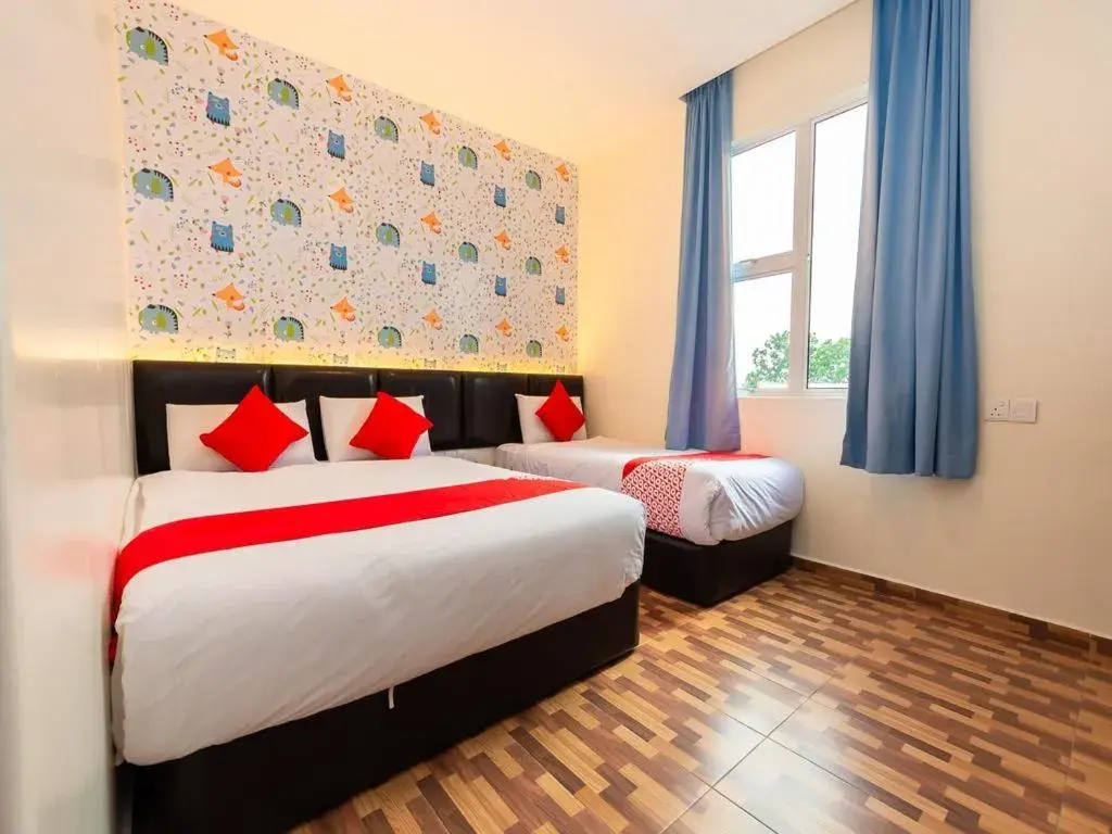 Bed in Gold City Hotel Bed in Gold City Hotel