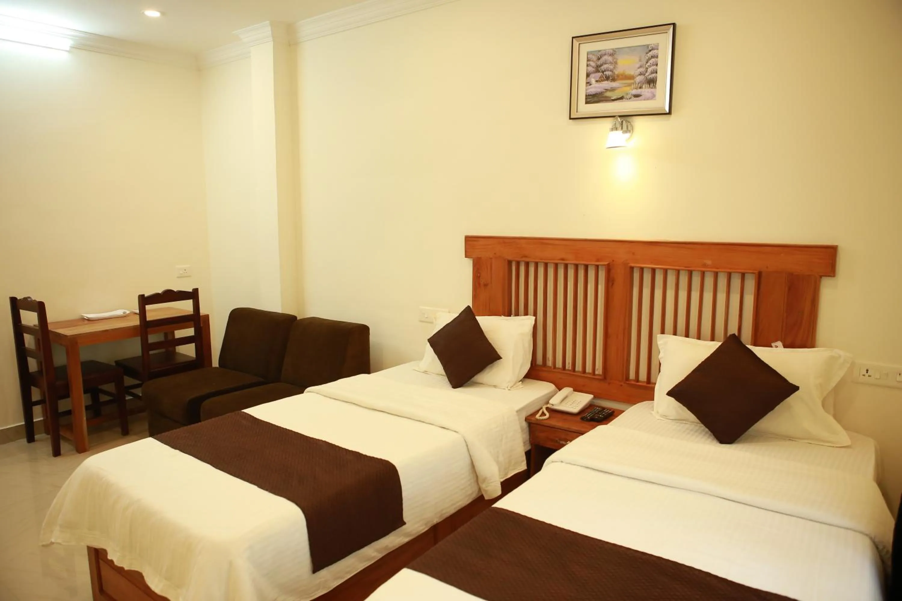 Bed in Anna Residency