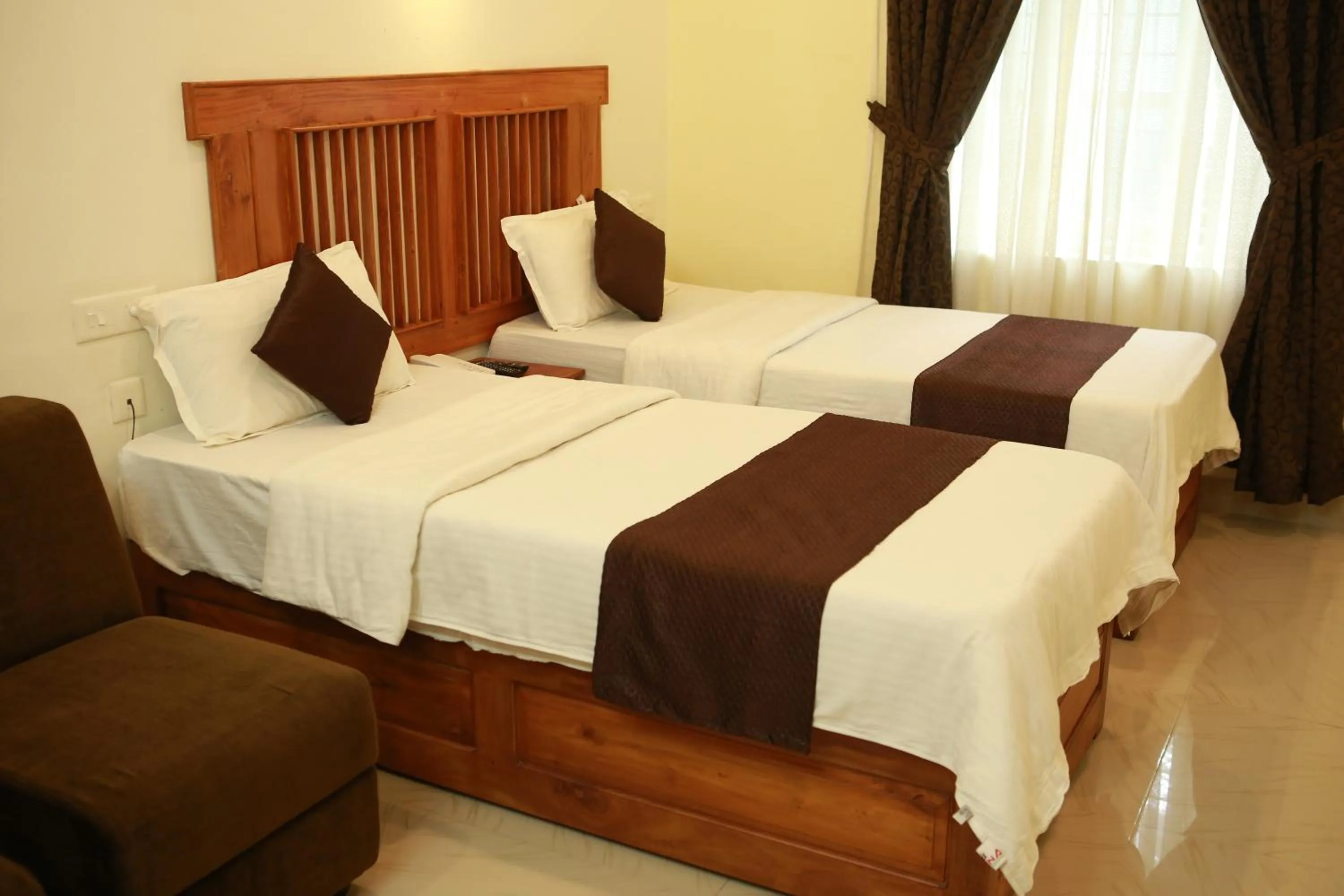 Bed in Anna Residency