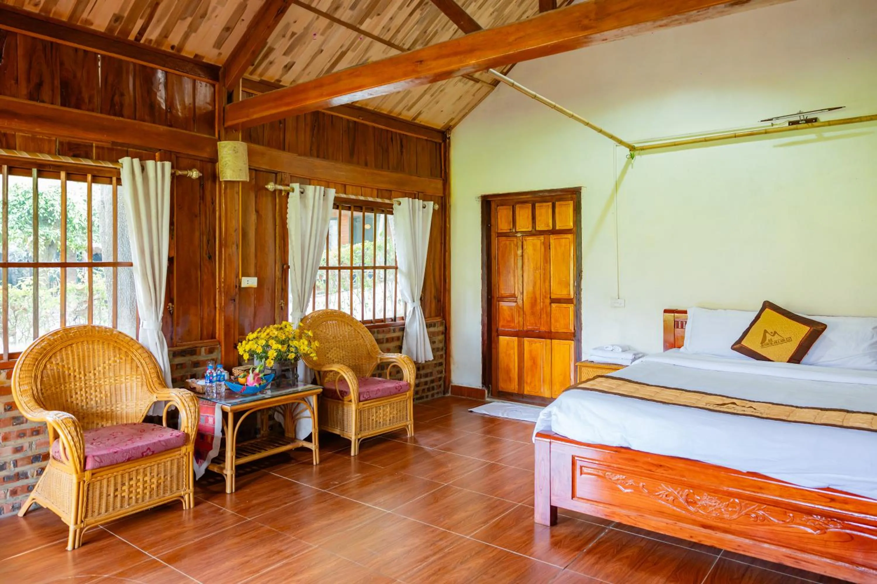Bedroom, Bed in Mai Chau Sunrise Village