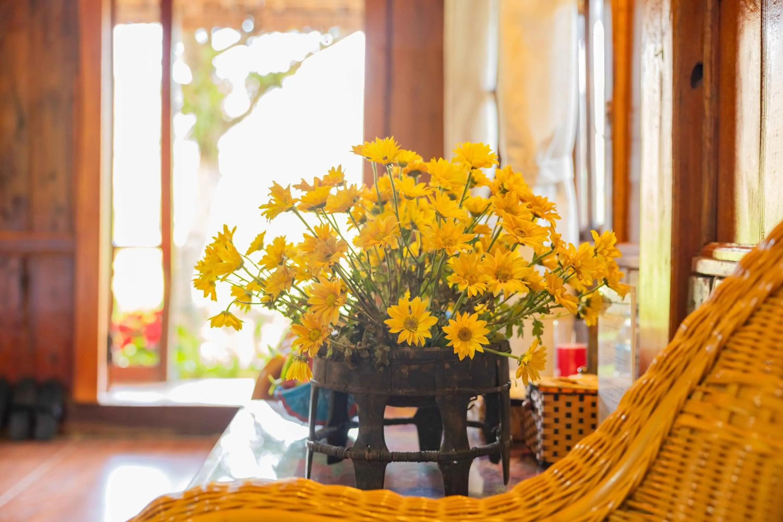 Living room in Mai Chau Sunrise Village